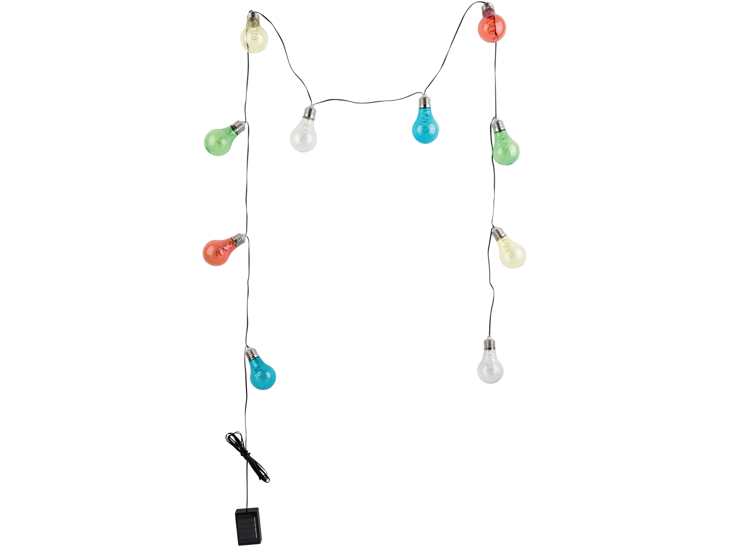 Catena luminosa ad energia solare Melinera, prezzo 8.99 €
- 10 lampadine ...