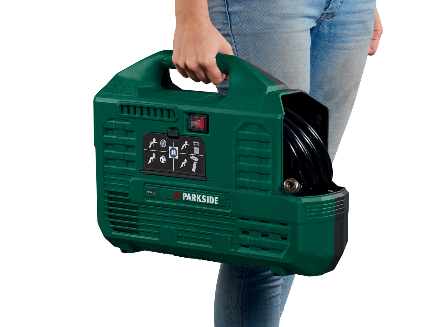 Compressore portatile Parkside PKZ 180 CS, prezzo 49.00 €
- Funzionamento senza ...