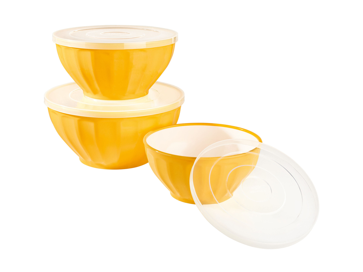 Set ciotole con coperchio Ernesto, prezzo 7.99 €
3 pezzi
- Lavabili ...