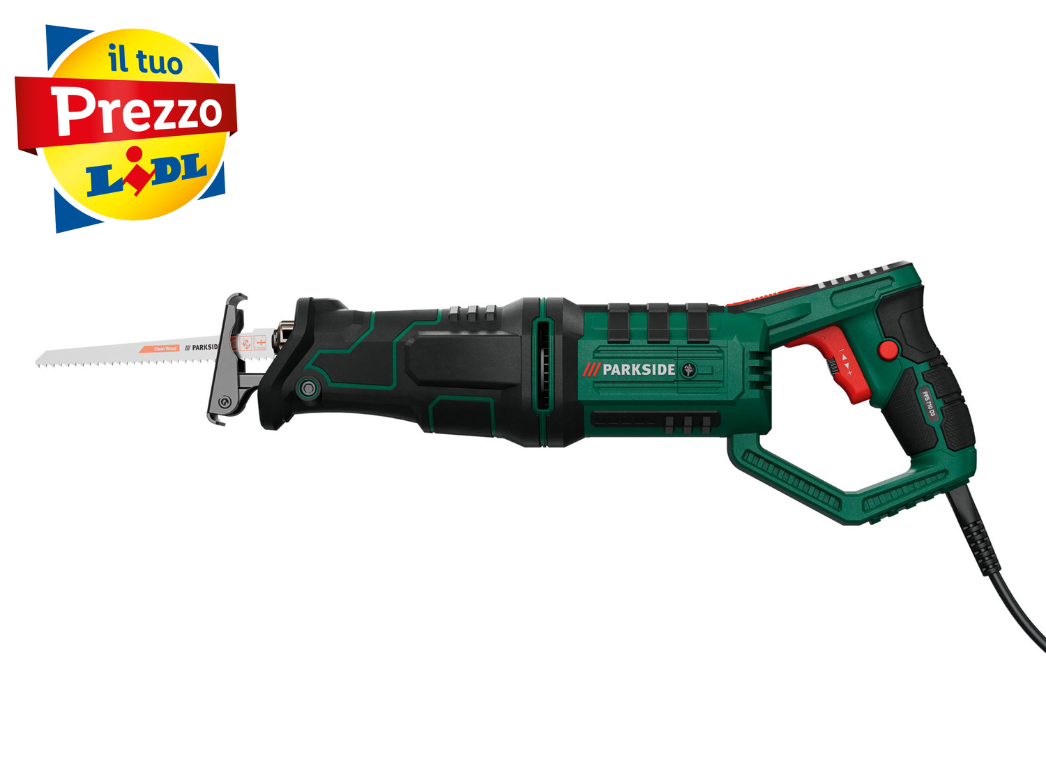 Seghetto elettrico Parkside, prezzo 24.99 €
- Piastra di base estraibile ...
