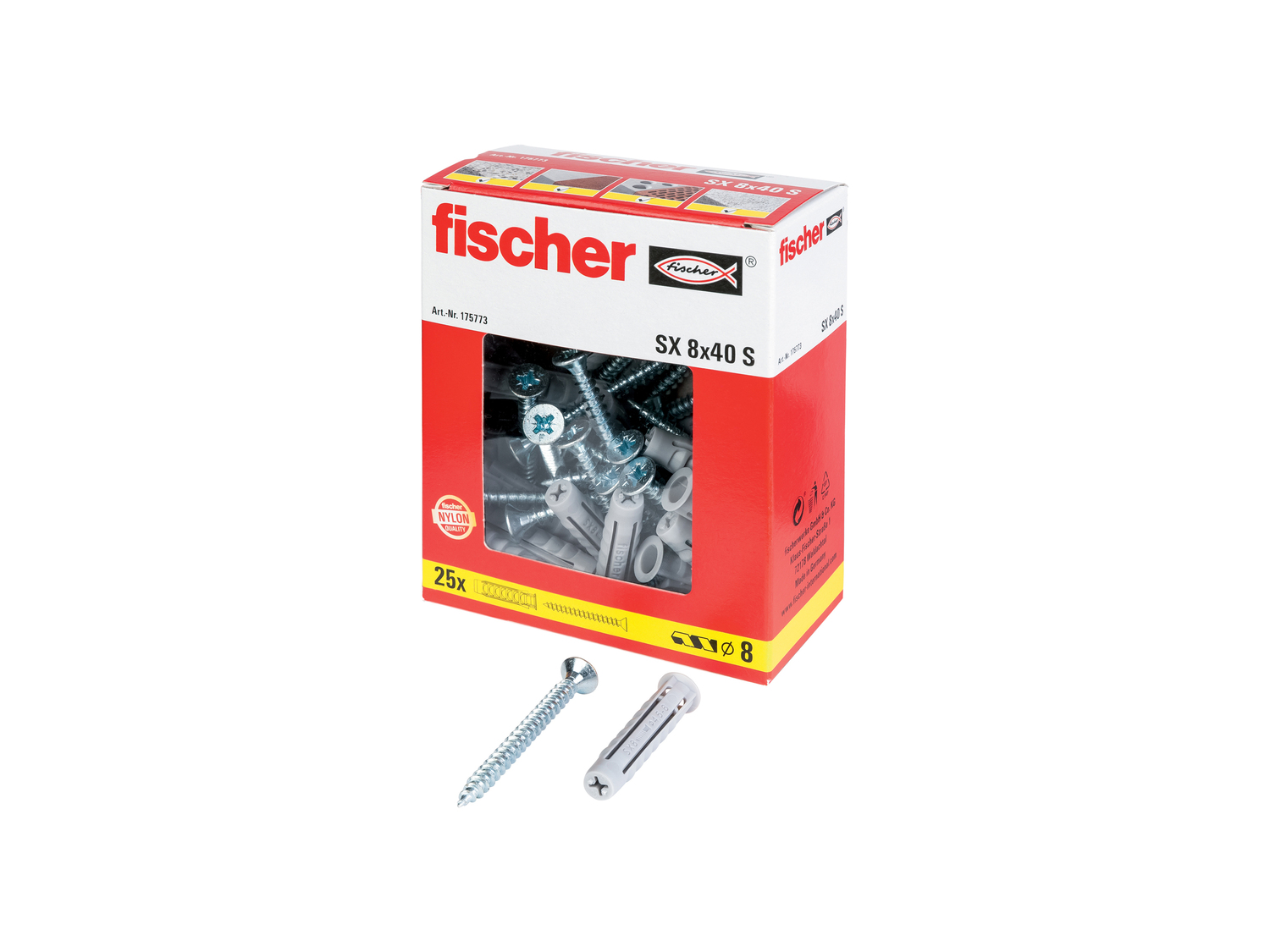 Set viti e tasselli Fischer, prezzo 3.99 €
Caratteristiche