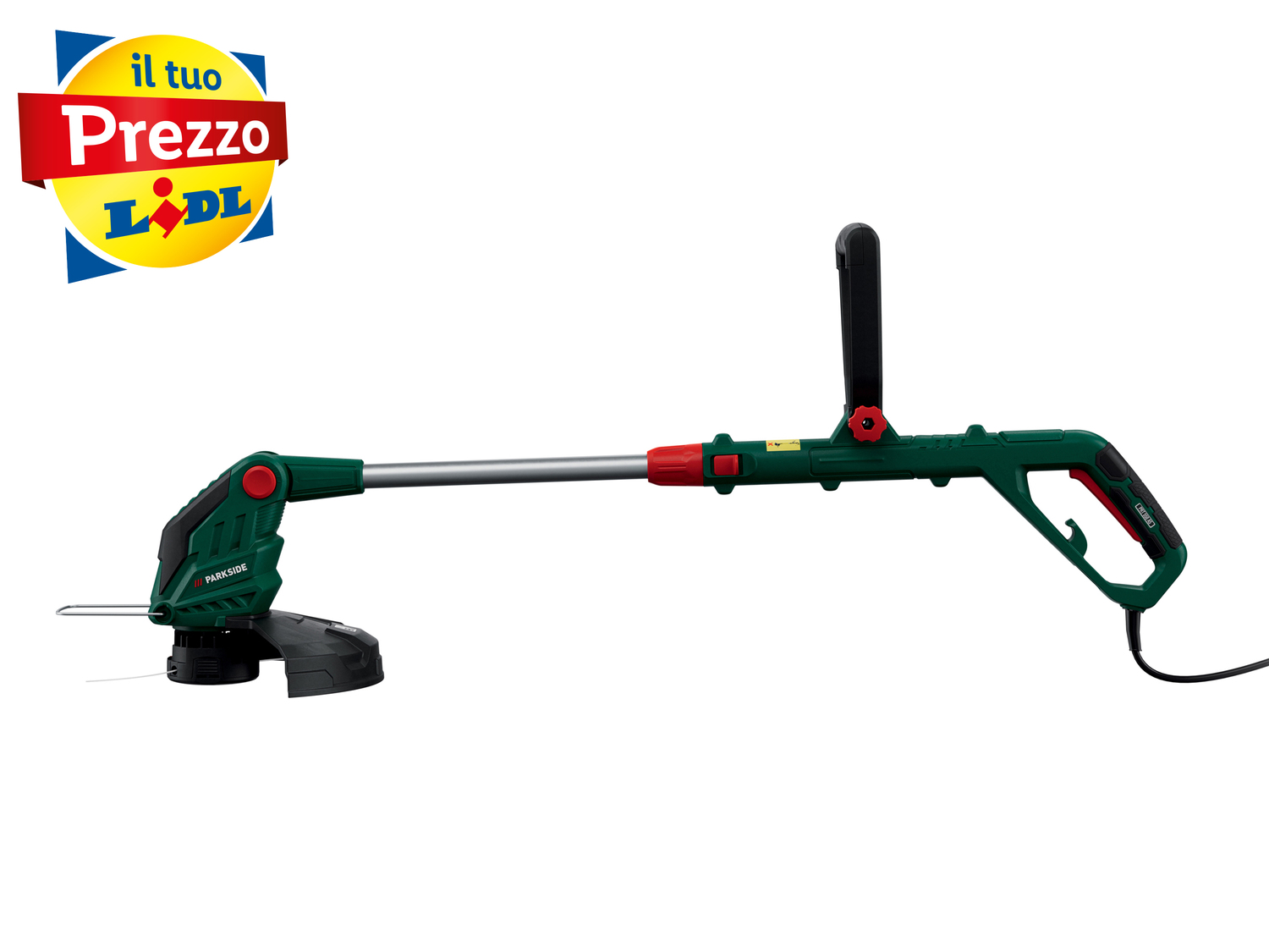 Tagliabordi elettrico Parkside, prezzo 24.99 €
- Sistema a doppio filo con regolazione ...