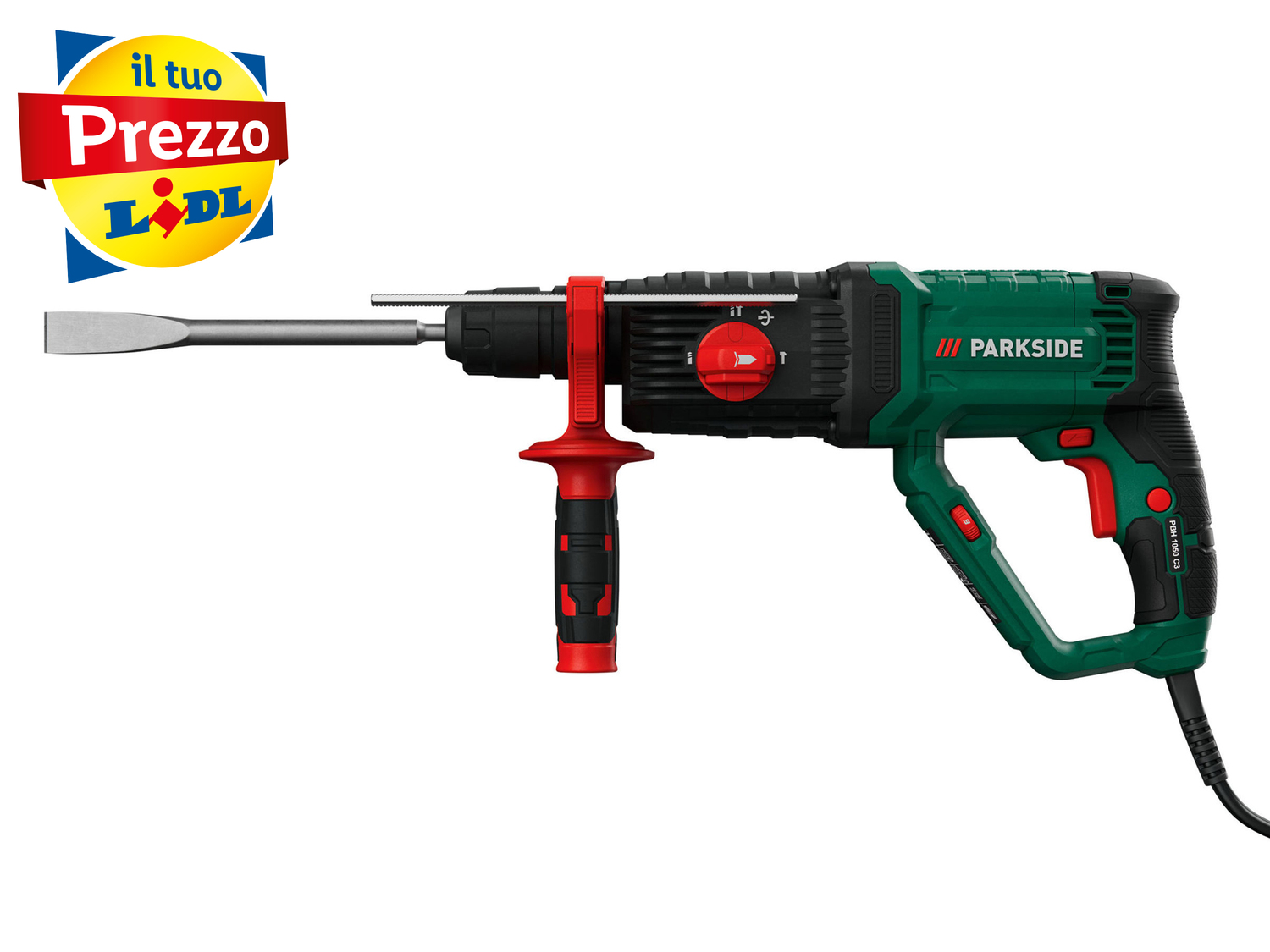 Trapano a percussione scalpellatore Parkside PBH 1050 C3, prezzo 49.00 €
- Impostazione ...