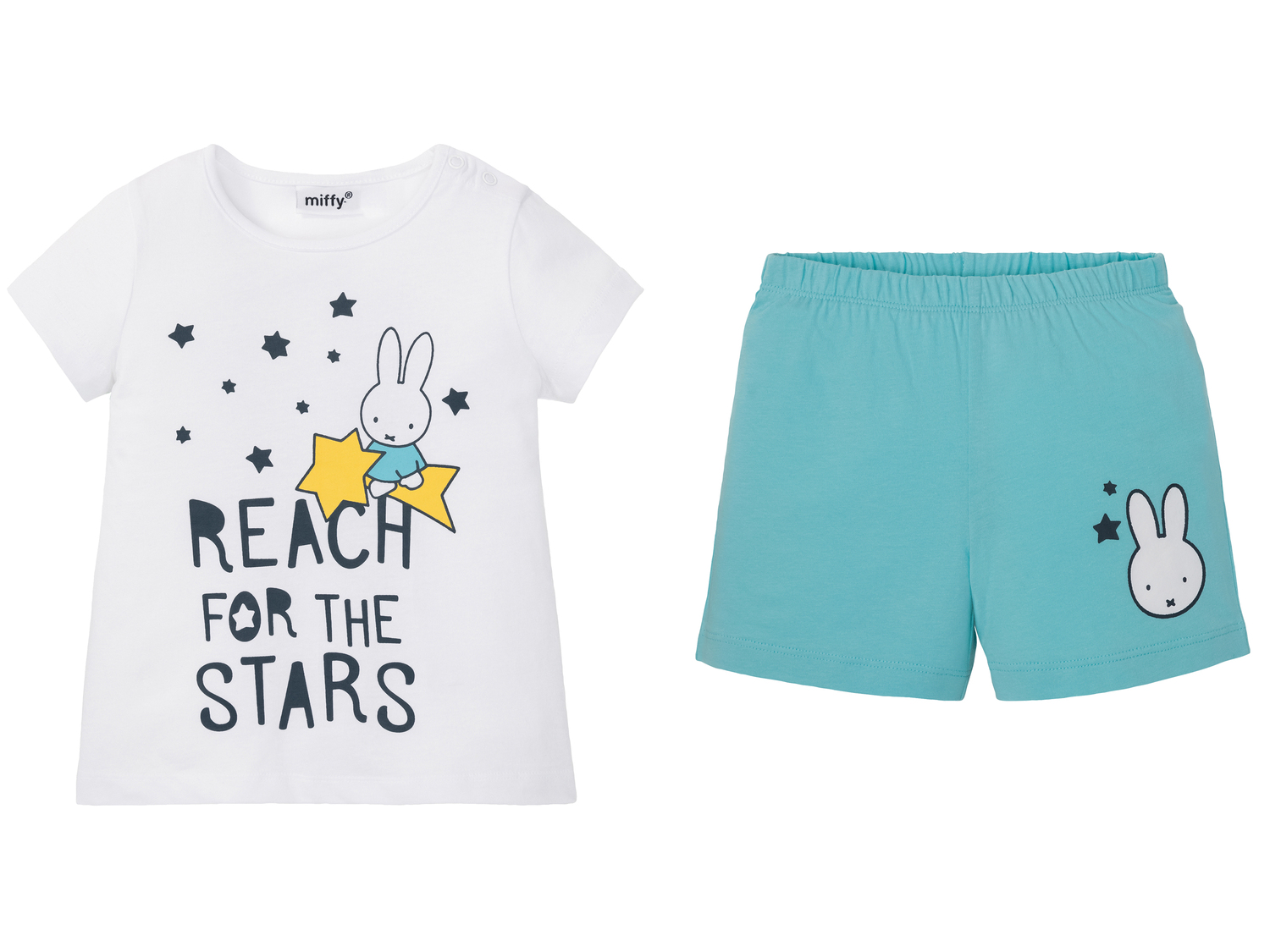 Pigiama corto per bambina Miffy, prezzo 5.99 € 
Misure: 1-6 anni 
- Puro cotone
Prodotto ...