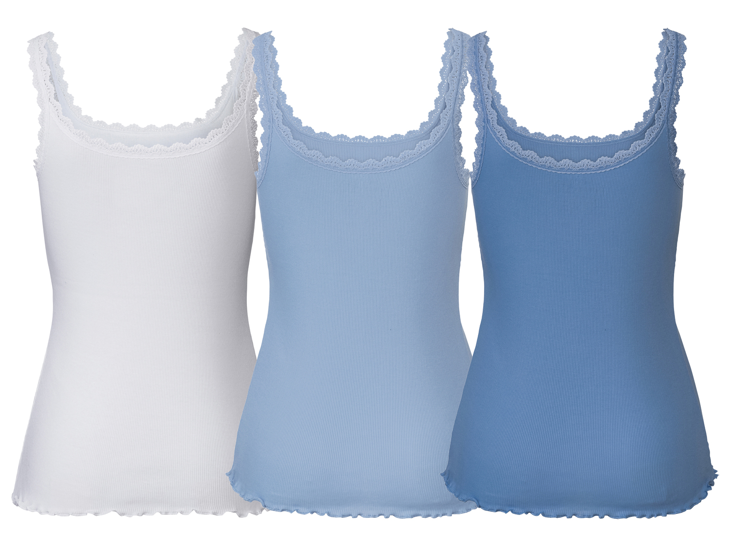 Canotta con pizzo da donna Esmara Lingerie, prezzo 8.99 €
3 pezzi - Misure: ...