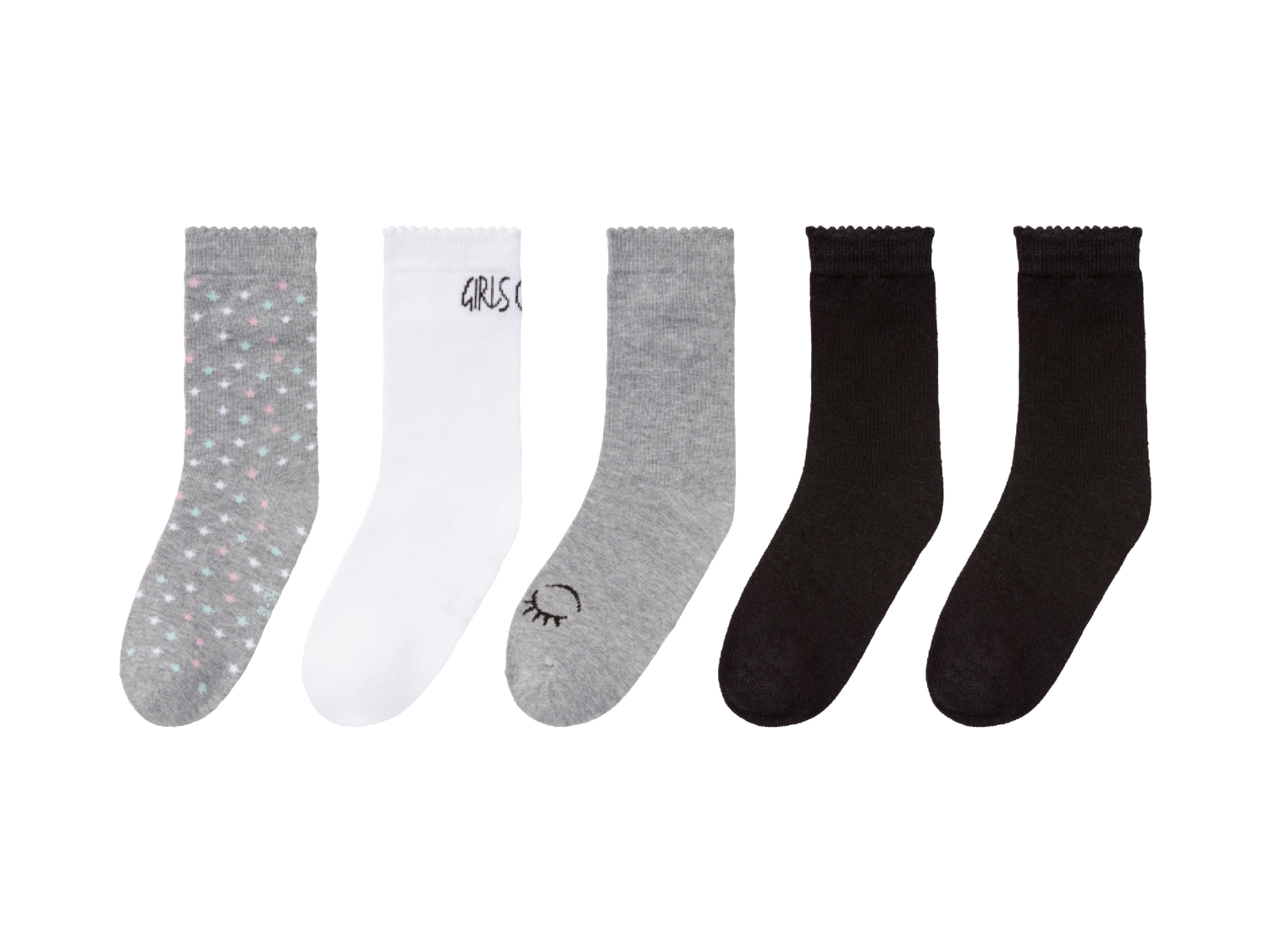 Calze da bambina Pepperts, prezzo 3.99 €
5 paia - Misure: 31-42
- Con ...