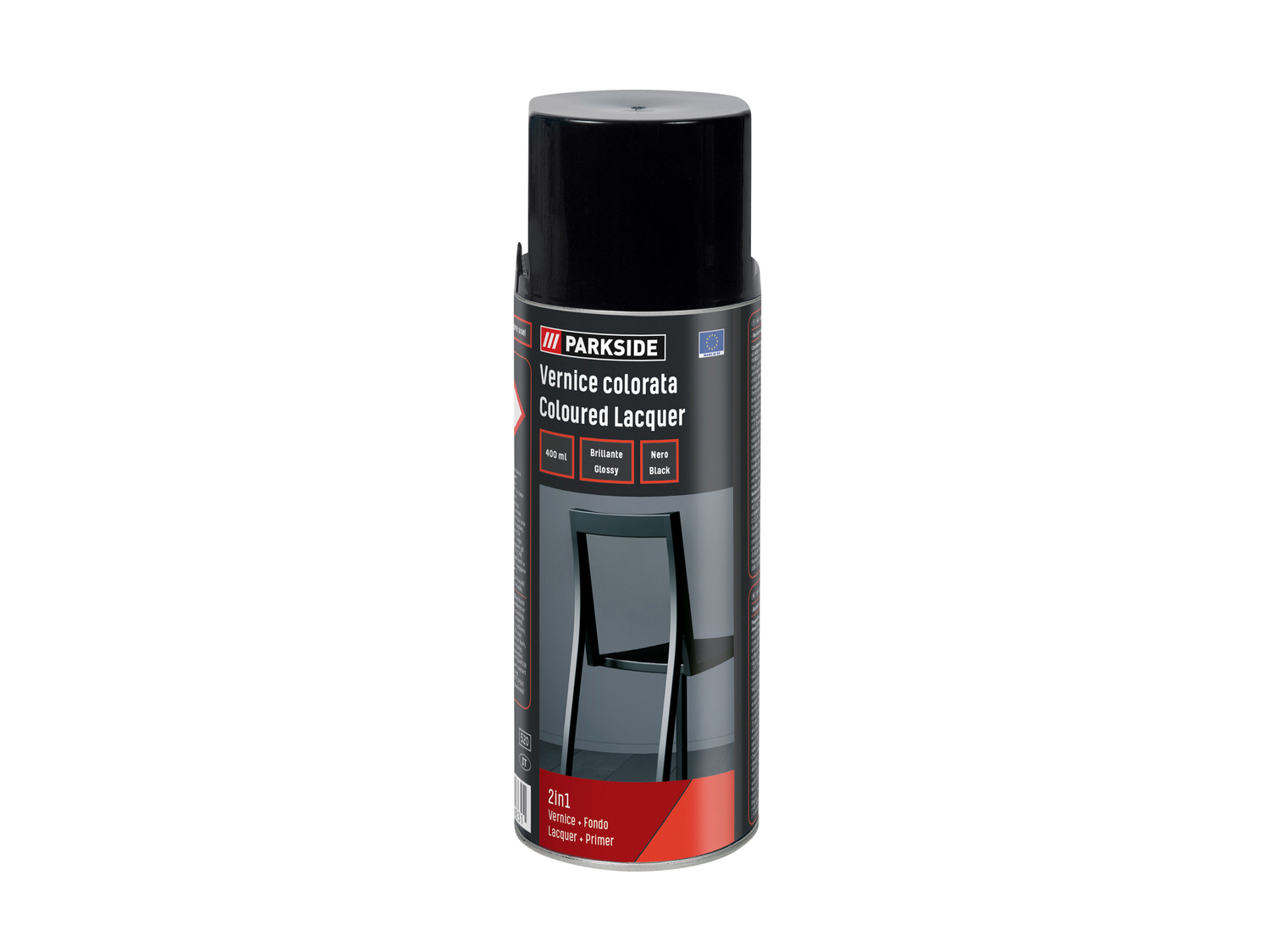Vernice colorata spray Parkside, prezzo 3.99 €
400 ml
Caratteristiche