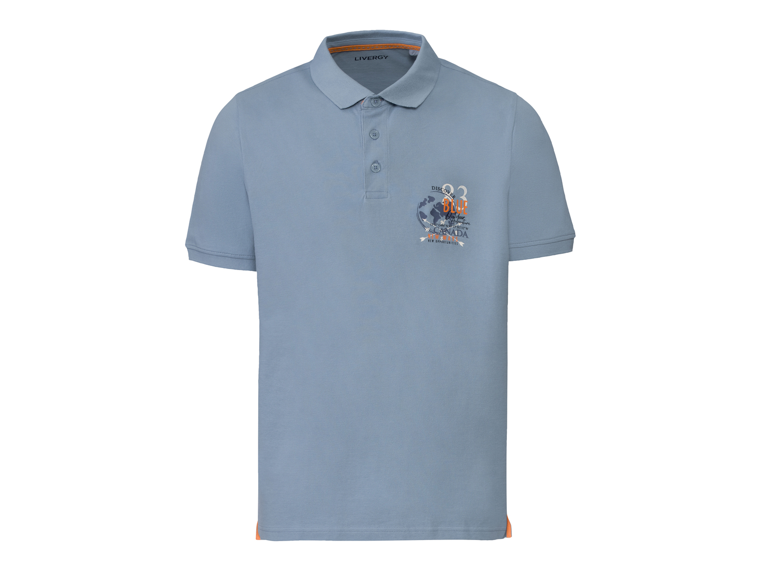 Polo da uomo Livergy, prezzo 5.99 €
Misure: S-XL
- Con cotone biologico
Prodotto ...