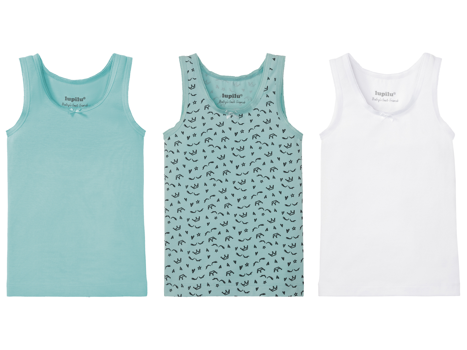 Canotta da bambina Lupilu, prezzo 5.99 €
3 pezzi - Misure: 1-6 anni
Taglie ...