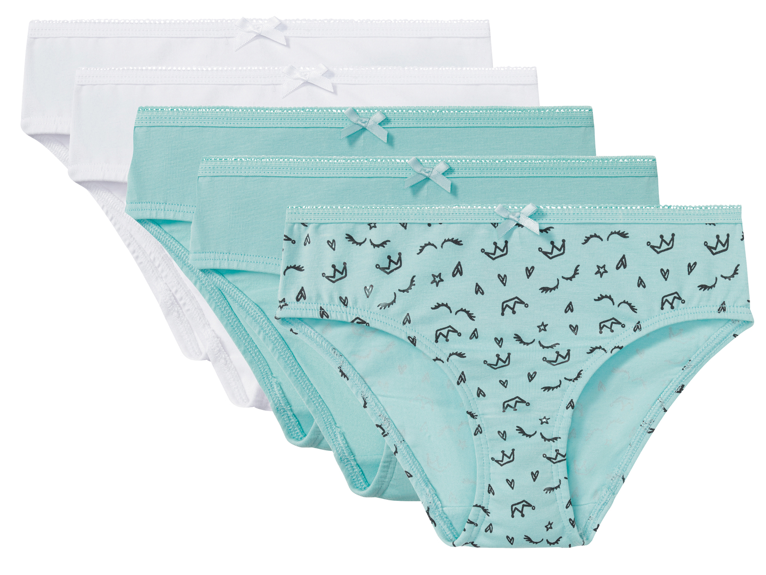 Slip o culottes da bambina Lupilu, prezzo 4.99 €
5 pezzi - Misure: 1-6 ...