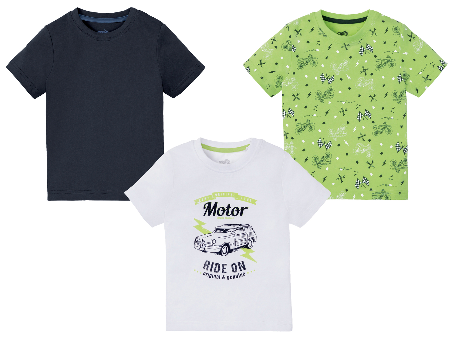 T-Shirt da bambino Lupilu, prezzo 4.99 &#8364; 
3 pezzi - Misure: 1-6 anni 
- ...