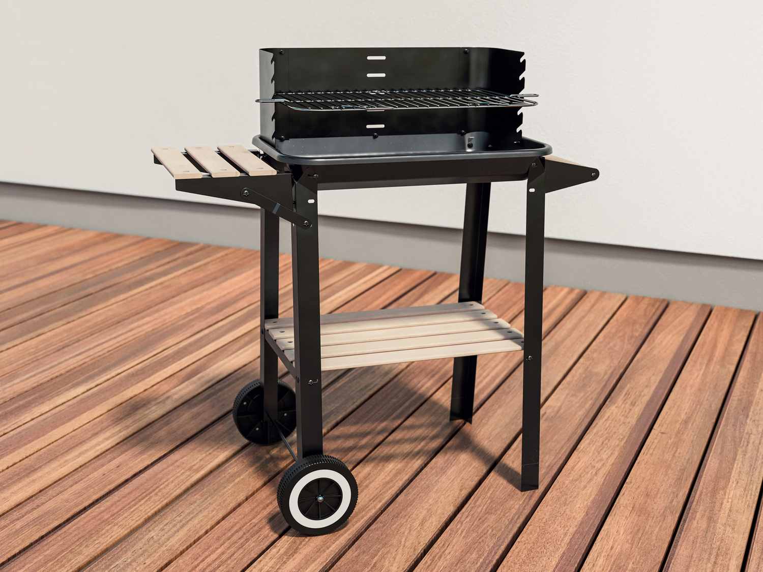 Barbecue con carrello Tuv-sud-gs, prezzo 24.99 €
- Braciere smaltato con paravento ...