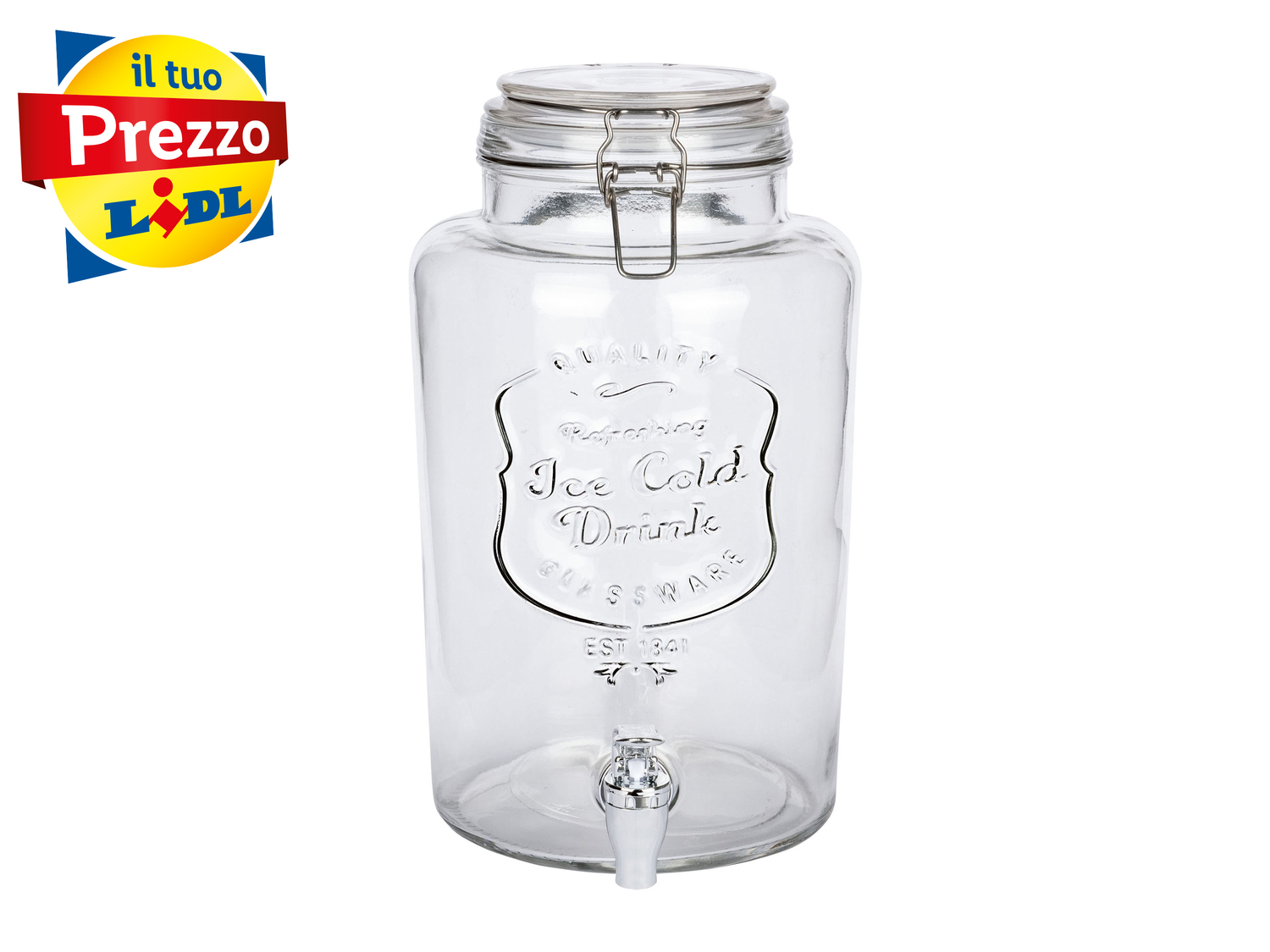 Dispenser per bevande Ernesto, prezzo 5.99 €
- Con coperchio e rubinetto ...