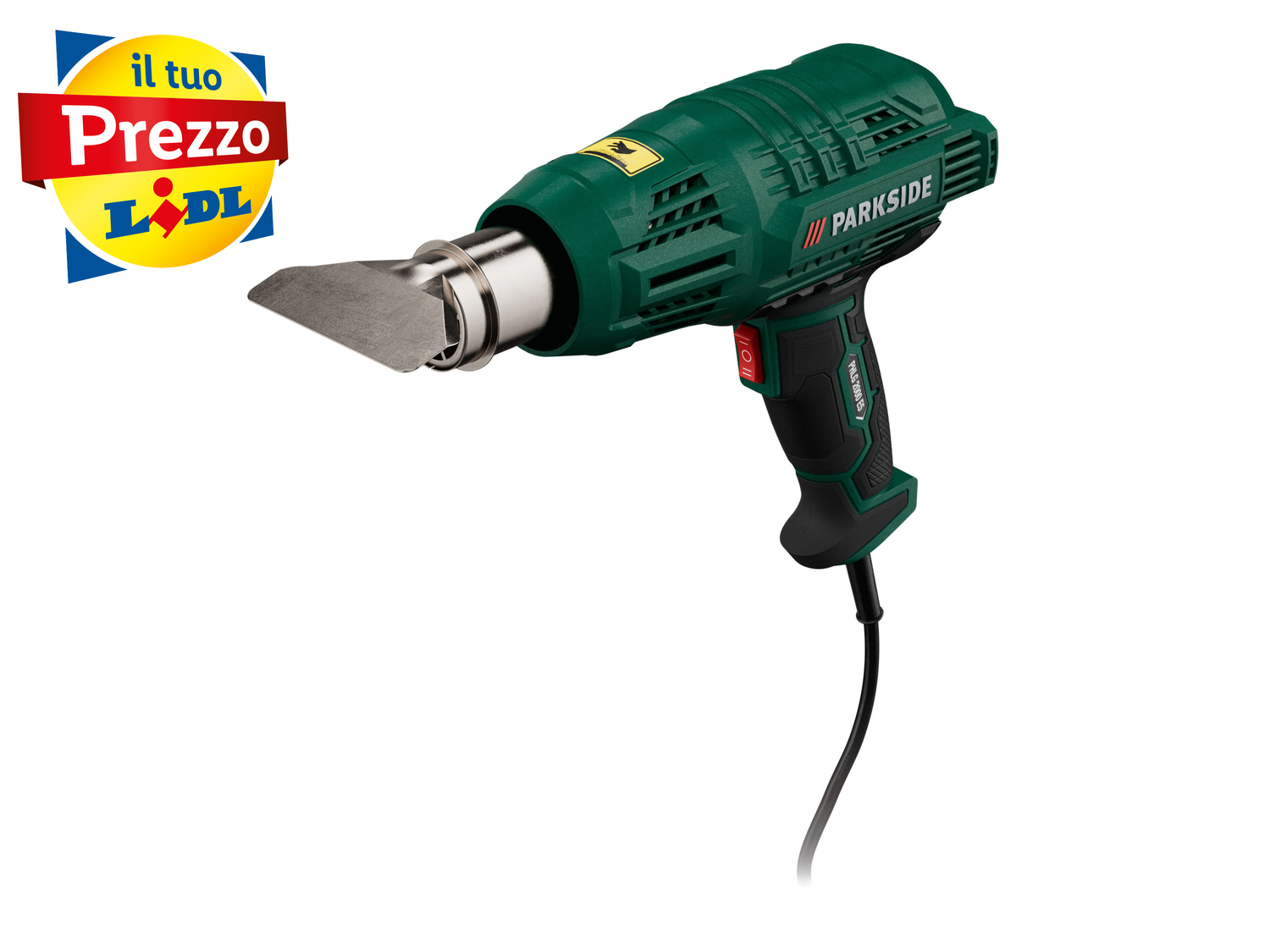 Pistola termica Parkside PHLG 2000 E5, prezzo 12.99 €
- Collocabile in posizione ...