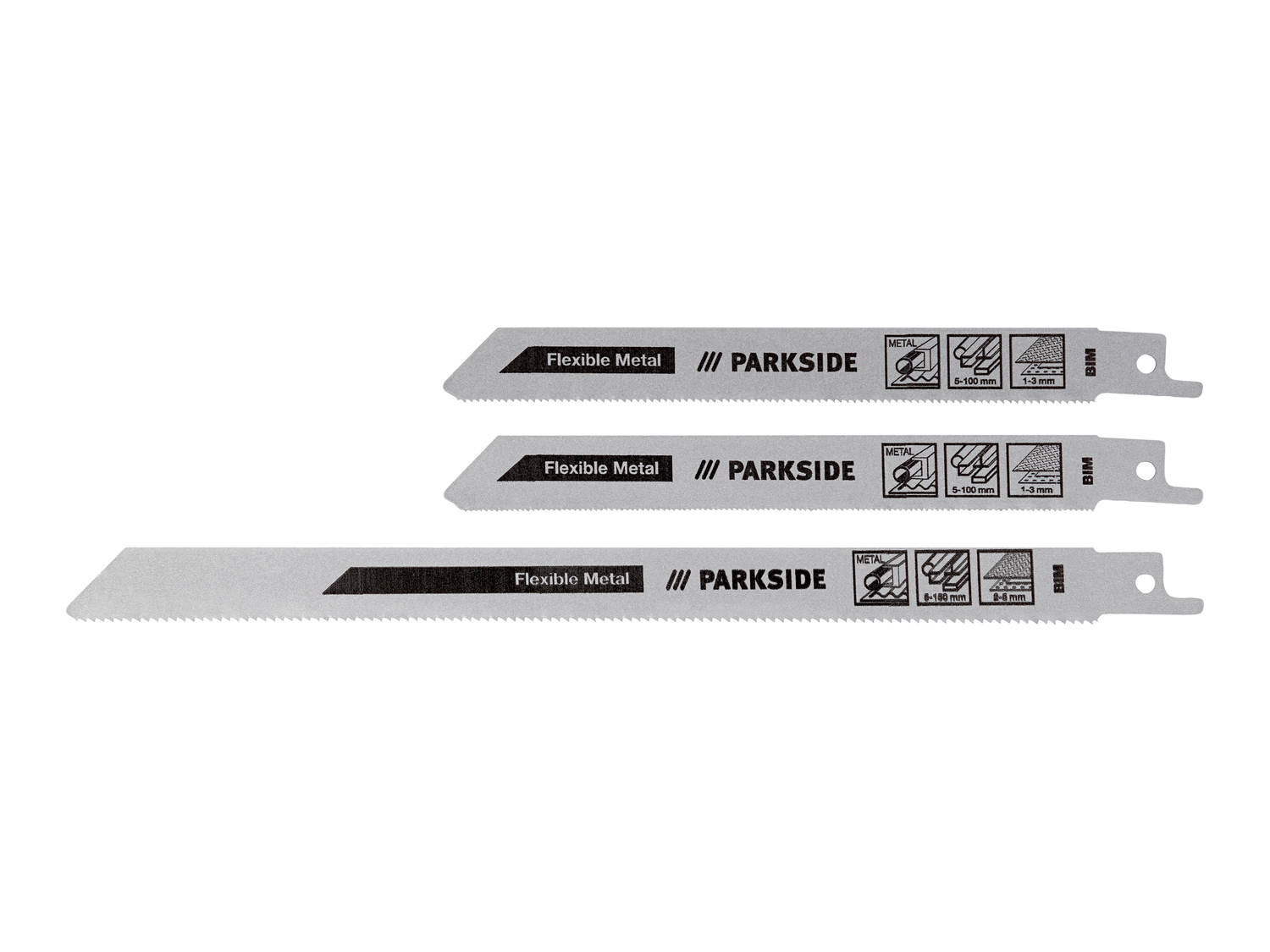 Set lame per seghetto ricaricabile Parkside, prezzo 3.99 € 
3 pezzi 
- Per legno, ...