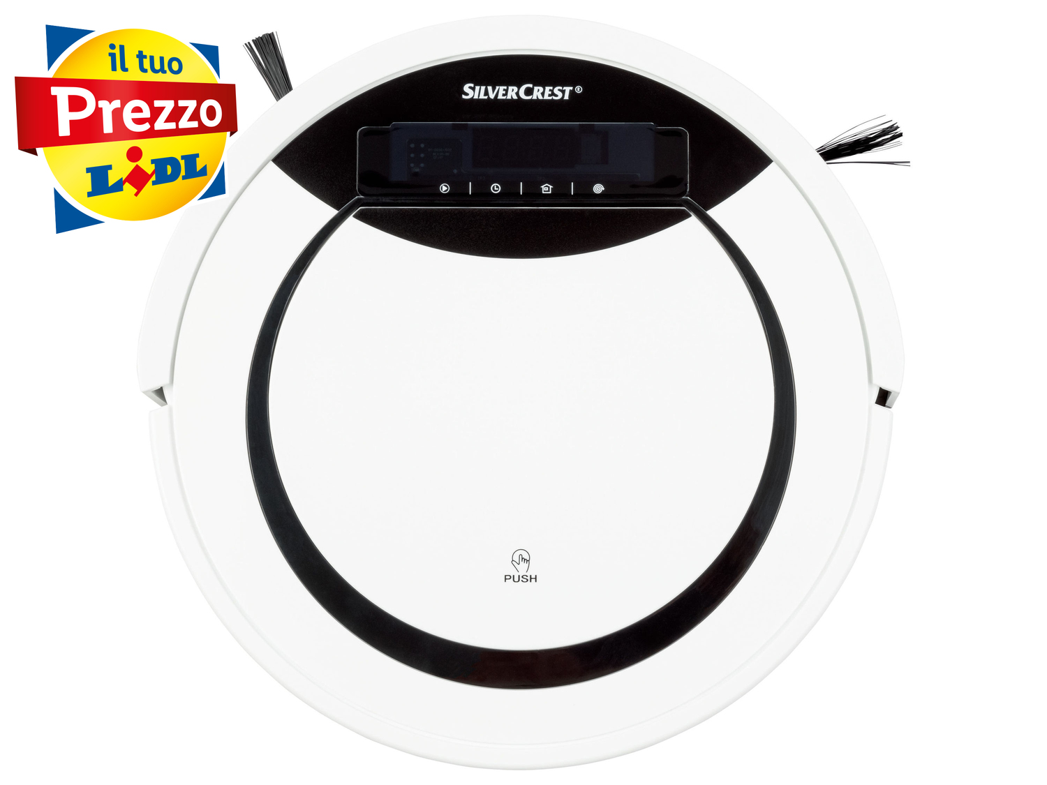 Robot aspirapolvere Silvercrest, prezzo 99.00 €
- Con 10 sensori antiurto ...