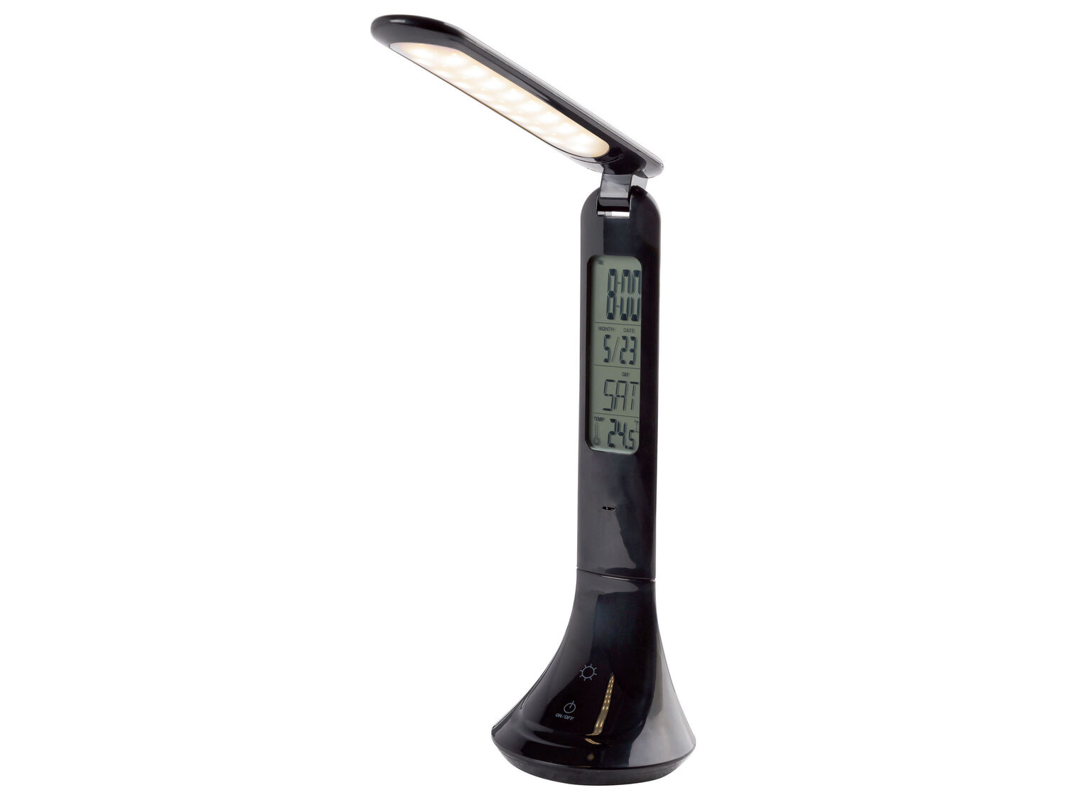 Lampada LED da tavolo con orologio Livarno Lux, prezzo 11.99 €
- Con ...