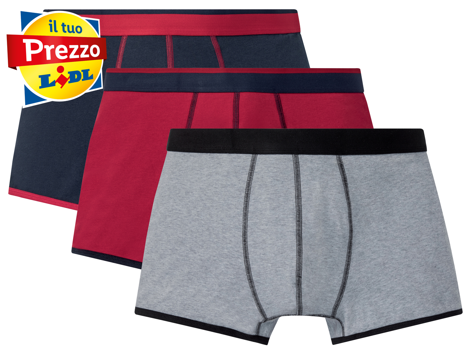 Boxer da uomo Livergy, prezzo 6.99 &#8364; 
3 pezzi - Misure: M-XL
Taglie disponibili

Caratteristiche

- ...