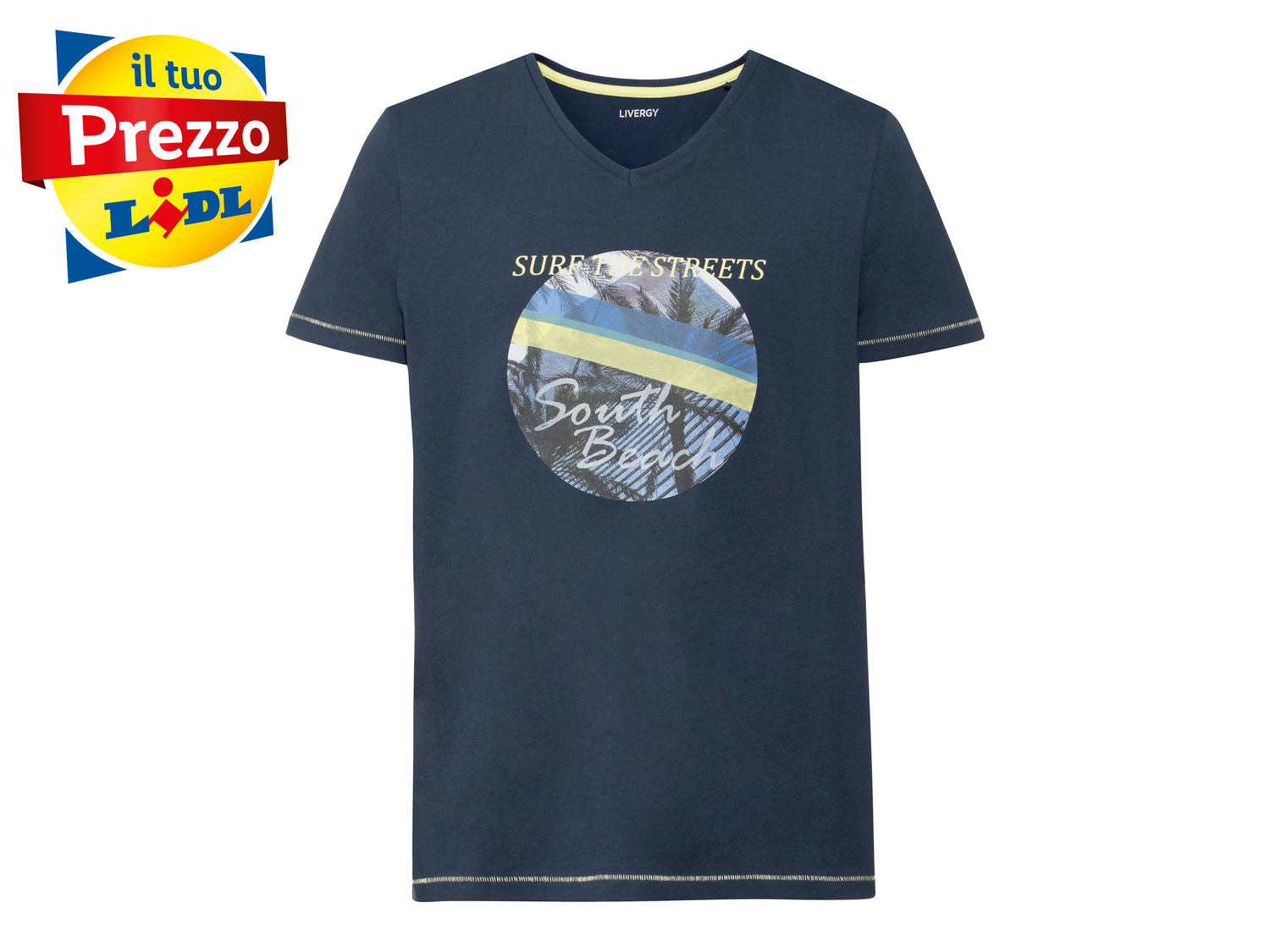 T-shirt da uomo Livergy, prezzo 3.99 €
Misure: S-XL
- Puro cotone
Prodotto ...