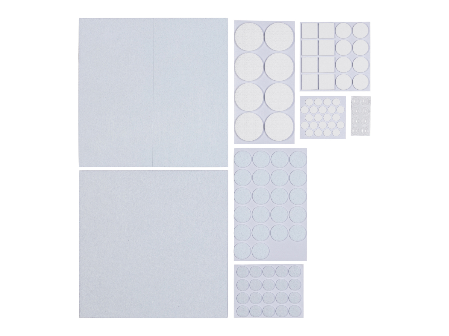 Set feltrini/protezioni adesive/cunei fermaporta , prezzo 1.49 €