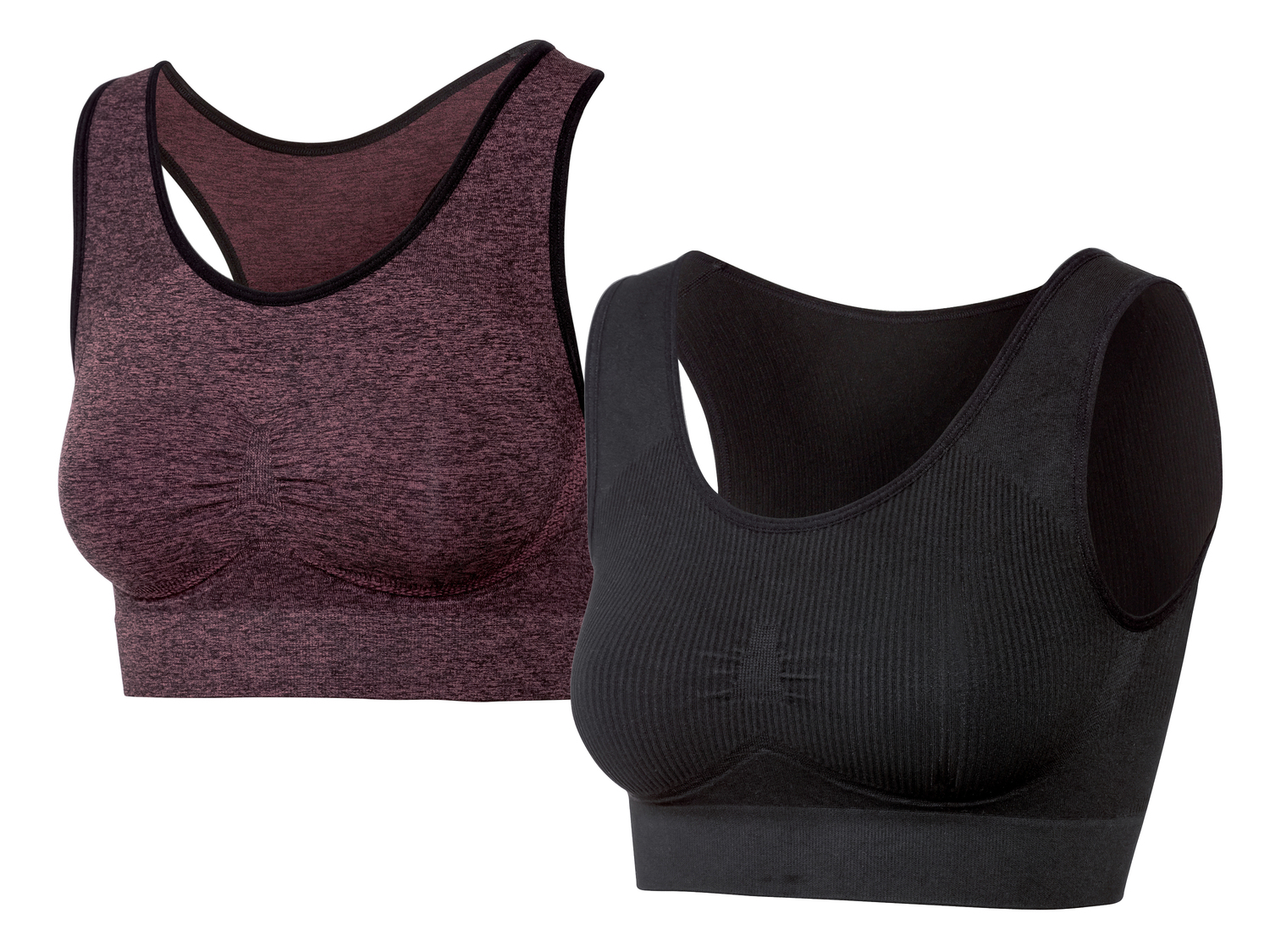 Reggiseno sportivo Medium Level Crivit, prezzo 12.99 €
2 pezzi - Misure: ...