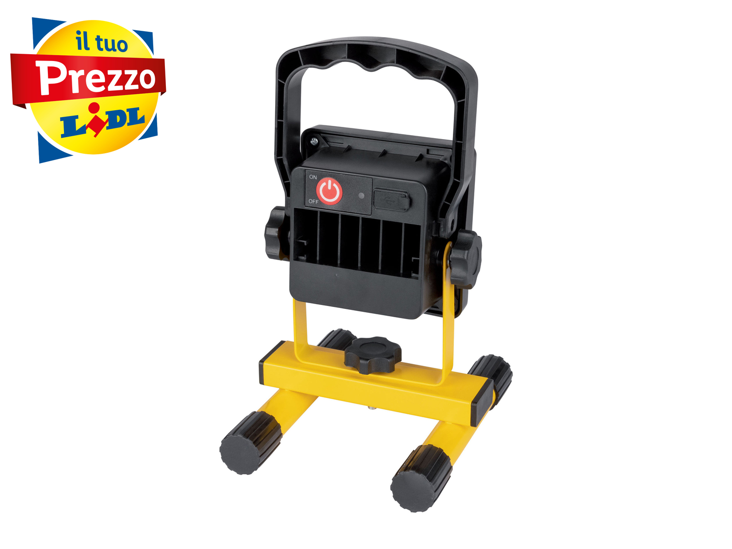 Faro LED ricaricabile da lavoro Parkside, prezzo 11.99 €
- Faretto inclinabile ...