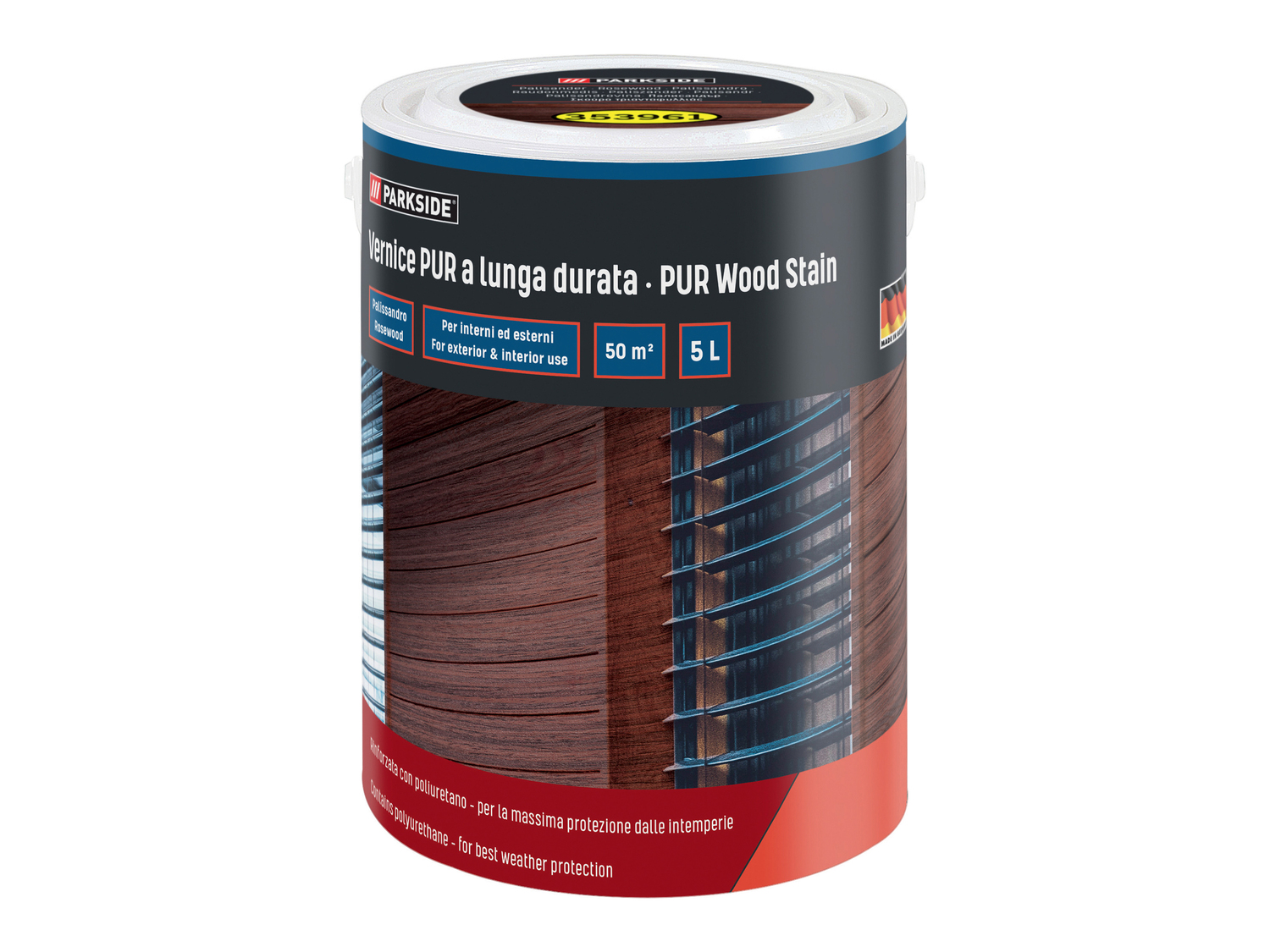 Vernice per legno Parkside, prezzo 12.99 €
5 L
Caratteristiche
