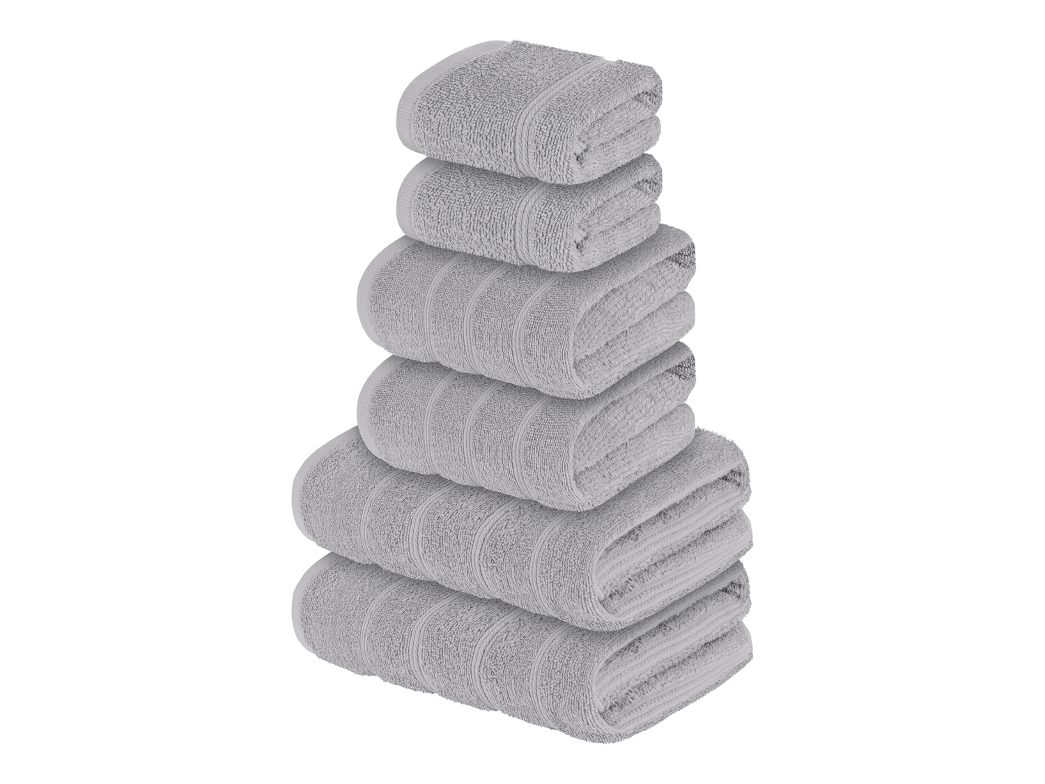 Set asciugamani Livarno, prezzo 9.99 €
6 pezzi
- Puro cotone
Prodotto sostenibile ...