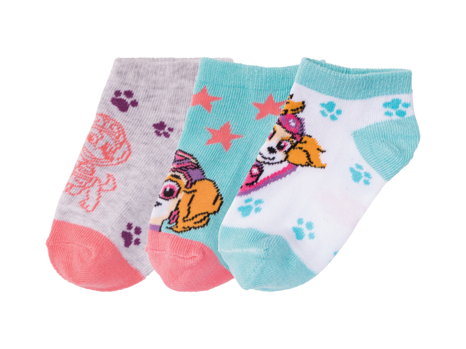 Calzini da bambina Paw Patrol Oeko-tex, prezzo 2.99 €
3 paia - Misure: 19-34
Taglie ...