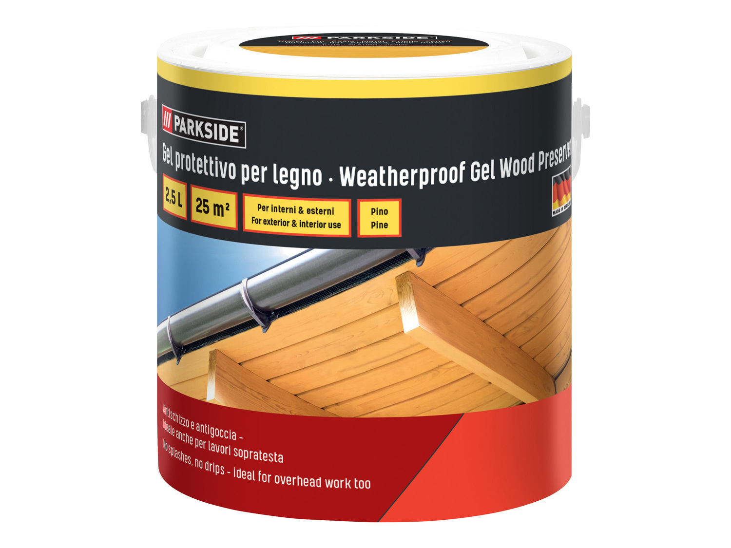 Gel protettivo per legno 2,5 L Parkside, prezzo 9.99 €
- Per interni ...