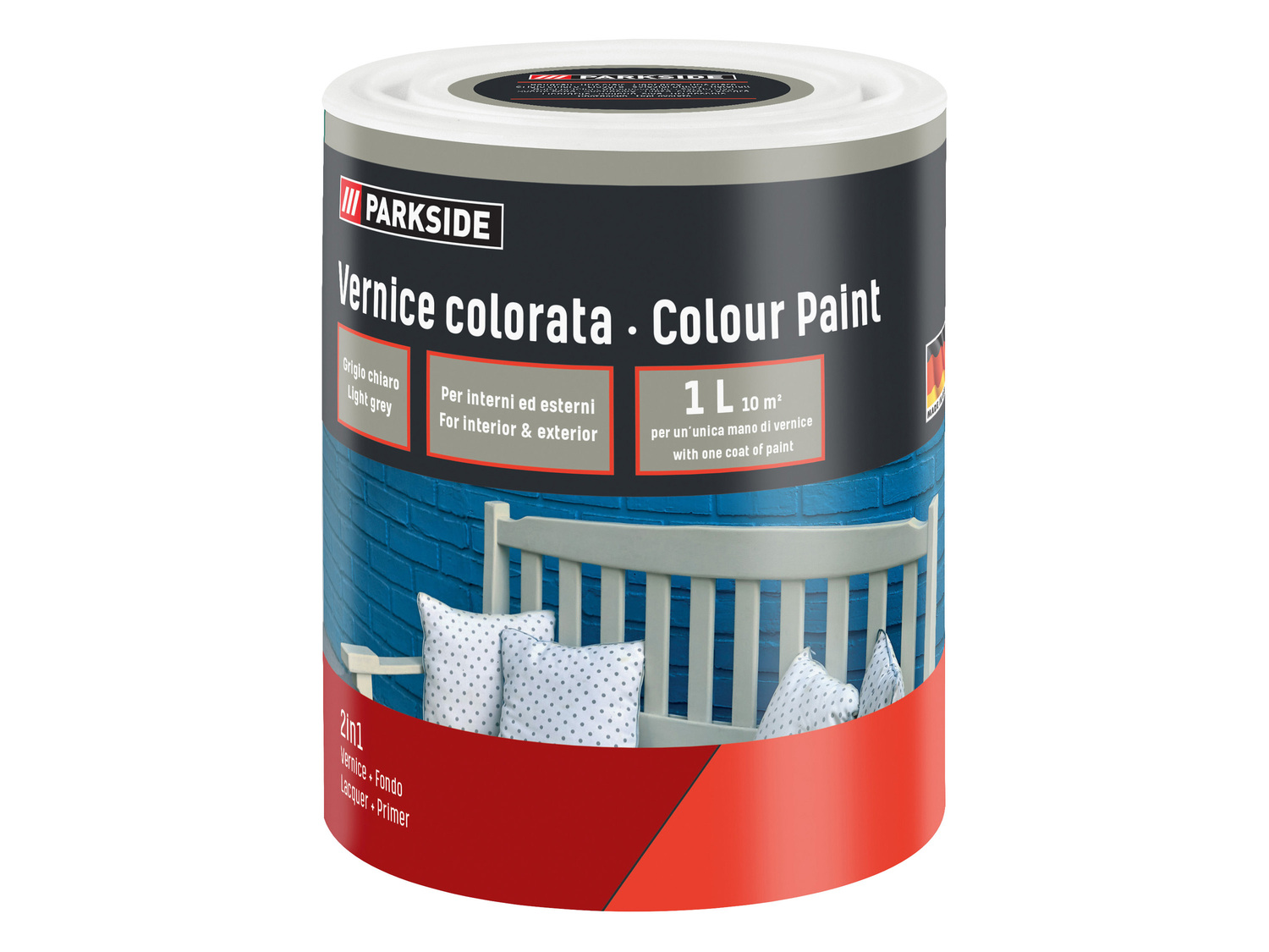 Vernice colorata, bianca o per lavagna, 1 L Parkside, prezzo 4.99 €
Caratteristiche
...