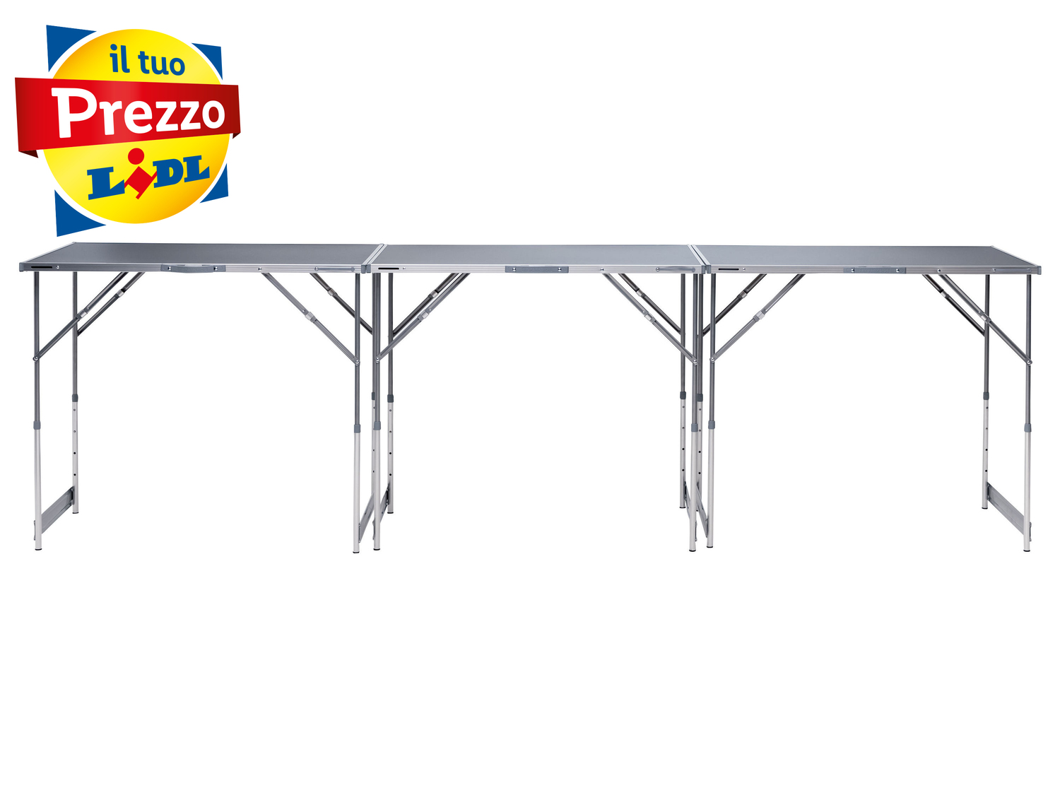 Set tavolo multifunzione Parkside, prezzo 49.00 €
- 3 elementi con maniglia ...