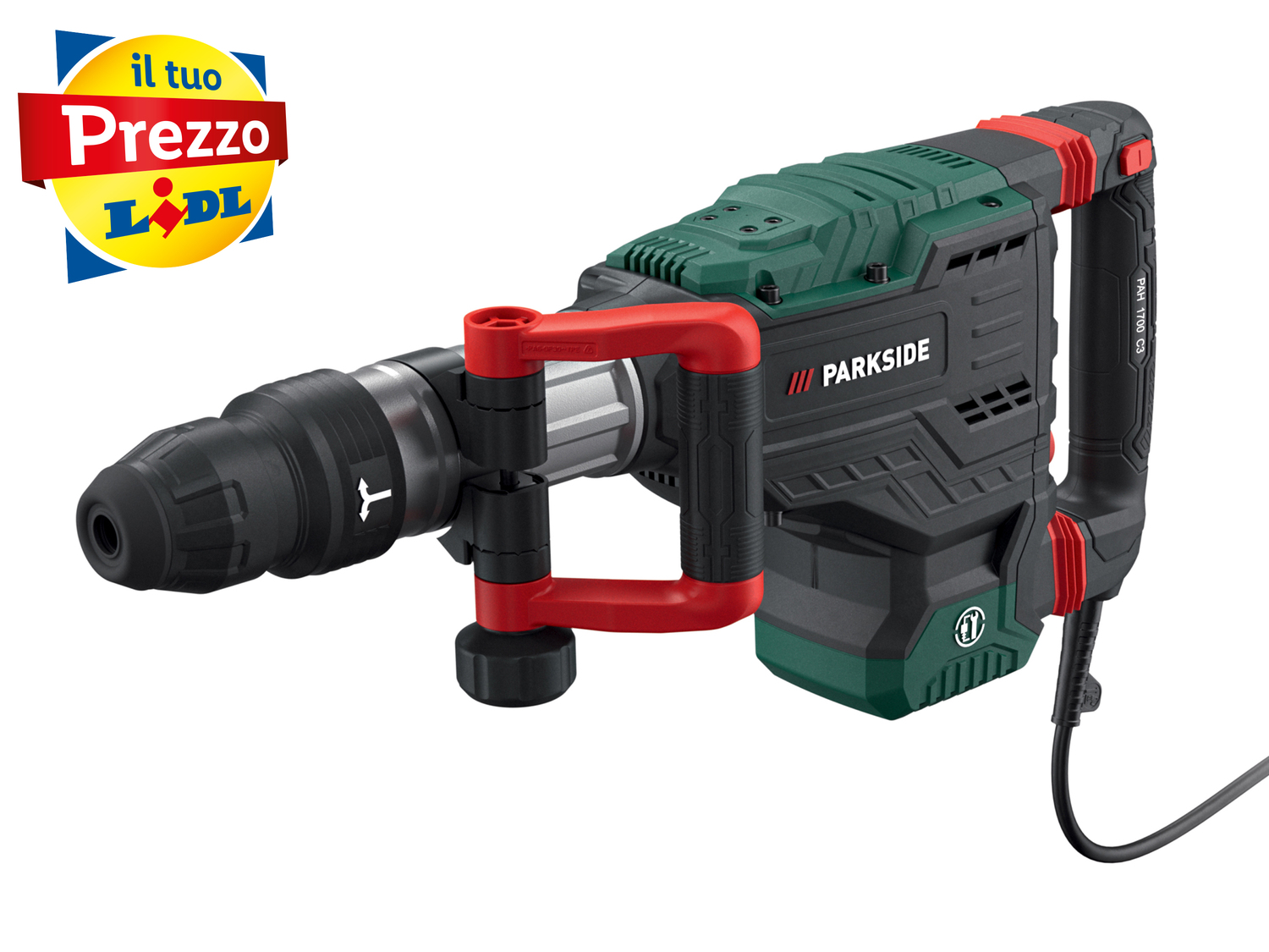 Martello demolitore Parkside PAH 1700 C3, prezzo 119.00 €
- Forza di percussione ...