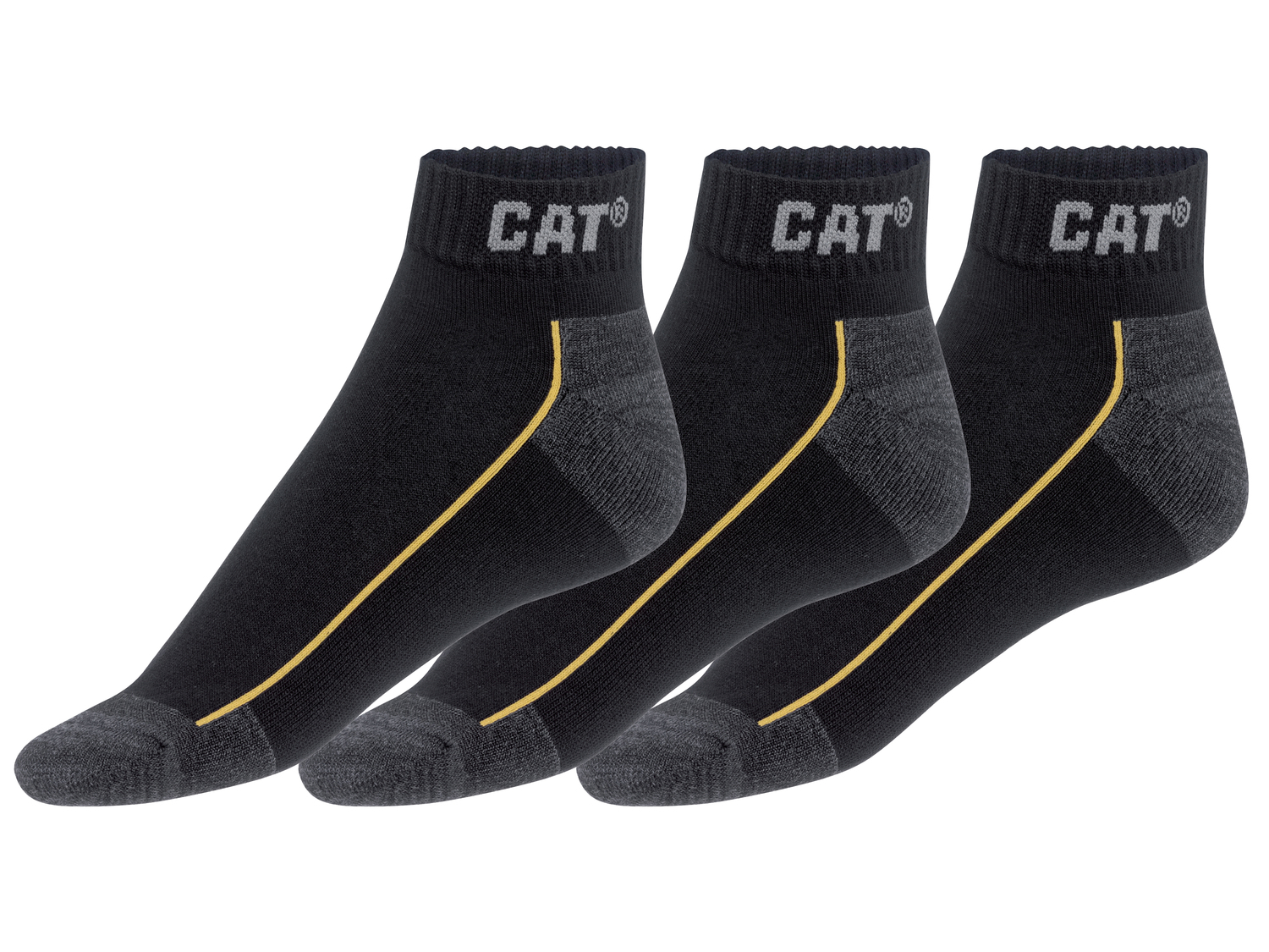 Calze corte da lavoro per uomo Cat, prezzo 4.99 €
3 paia - Misure: 39-50
Taglie ...