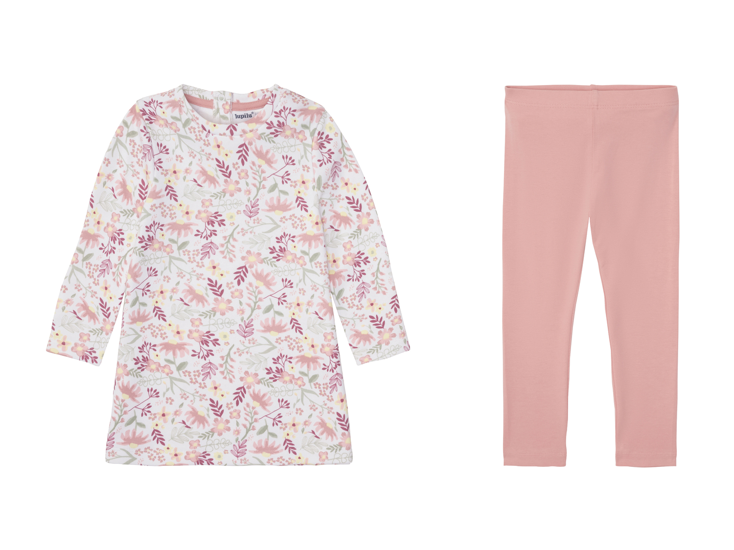 Completo vestitino e leggings da bambina Lupilu, prezzo 7.99 €
Misure: ...