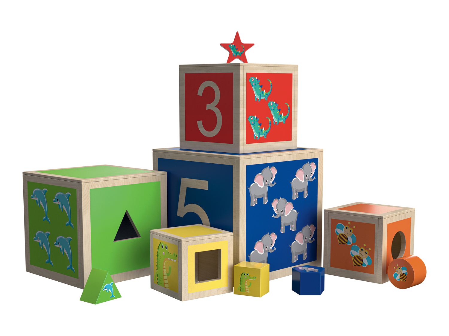 Gioco ad incastro in legno Playtive, prezzo 8.99 €
Caratteristiche
- ...