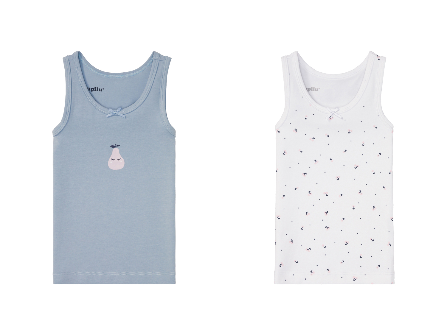 Canotta da bambina Lupilu, prezzo 4.99 €
2 pezzi - Misure: 1-6 anni
Taglie ...