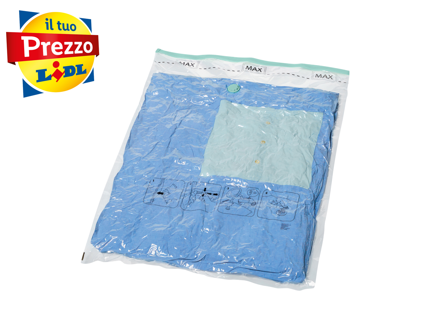 Sacchetti per sottovuoto , prezzo 2.99 €
1 o 2 pezzi
- 90 x 120 cm o ...