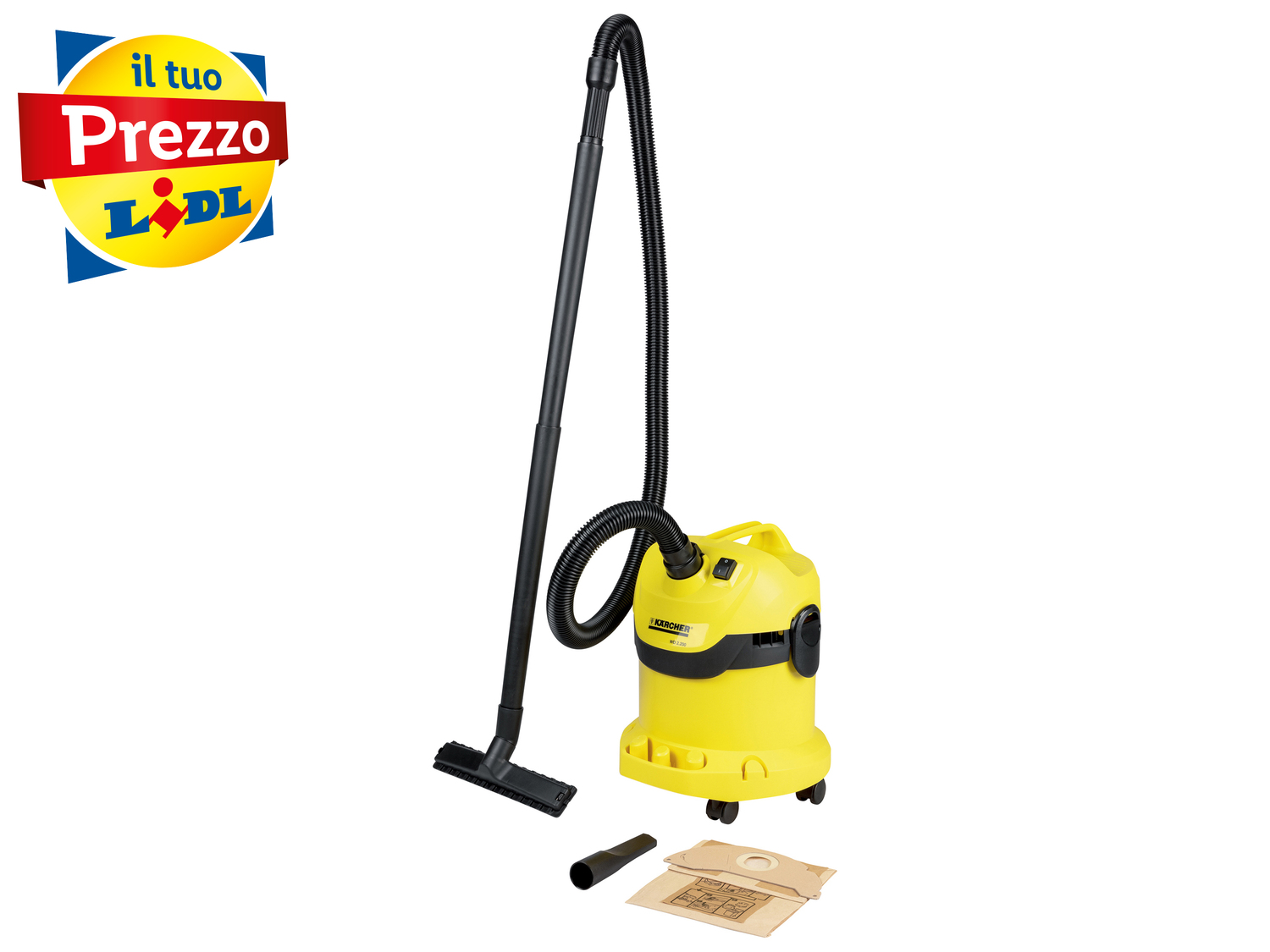 Aspirapolvere-liquidi Karcher WD 2 200, prezzo 55.00 € 
- Capacità: 12 L
- ...