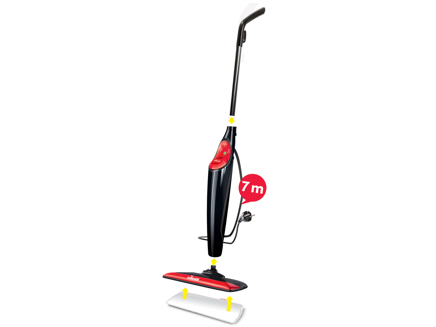 Scopa a vapore Vileda_1, prezzo 79.00 €
- Per tutti i tipi di pavimento e ...