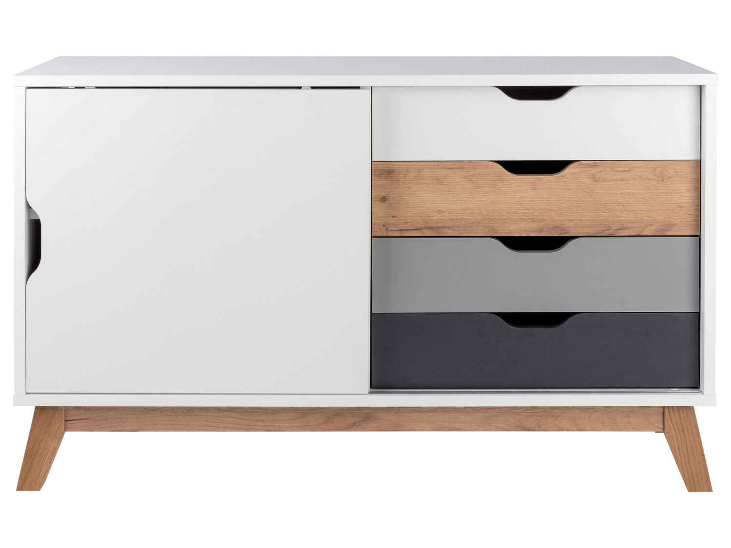 Credenza Livarno, prezzo 89.00 €
- Con anta scorrevole e 4 cassetti
- ...
