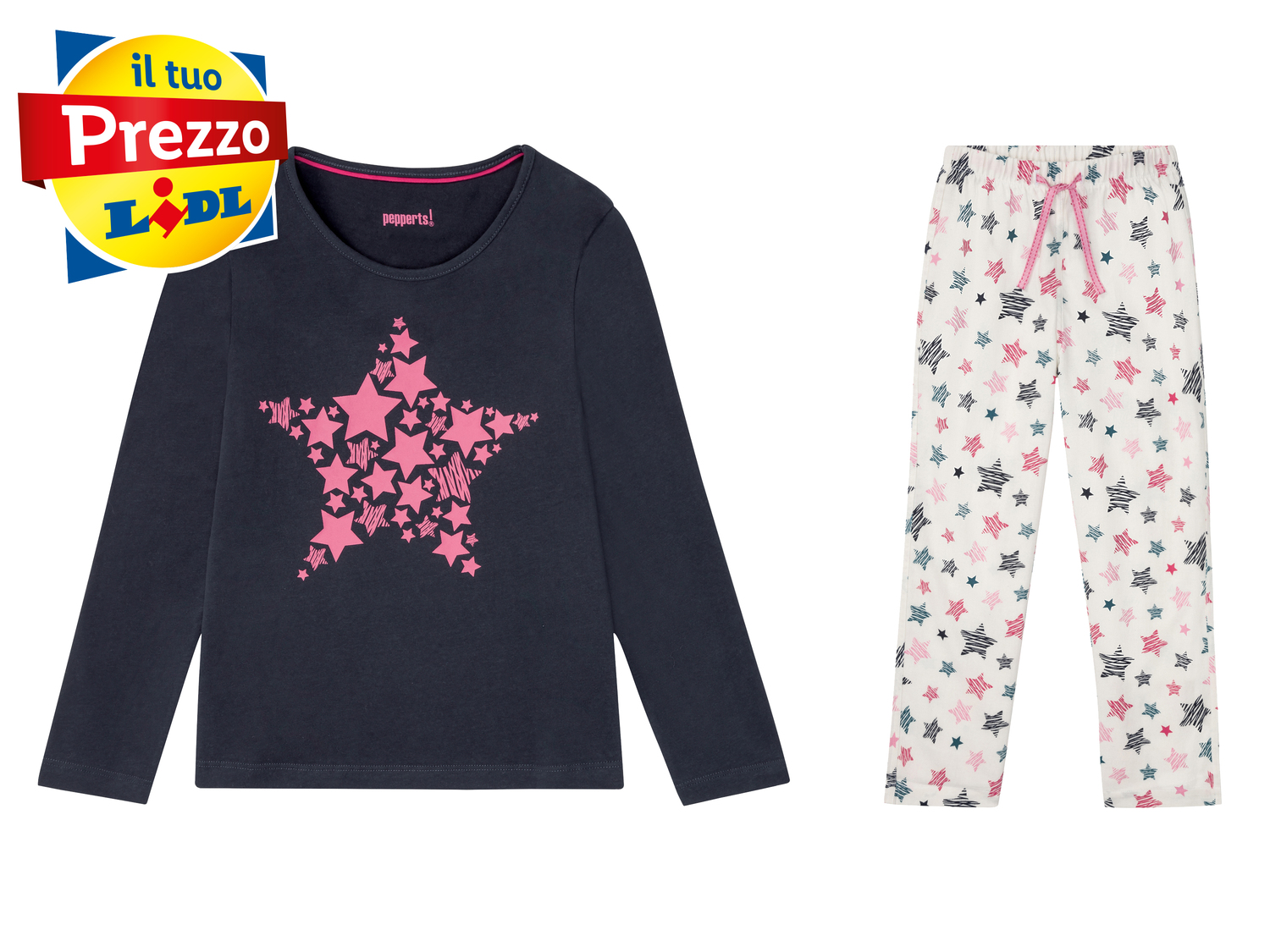 Pigiama da bambina Pepperts, prezzo 7.99 €
Misure: 6-14 anni
- Puro ...