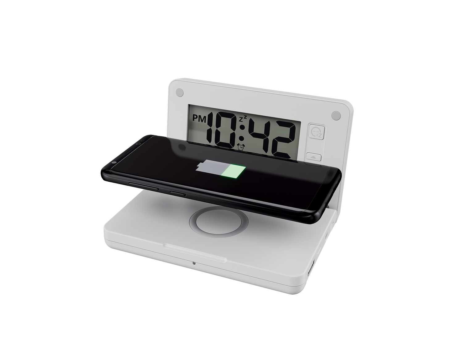 Sveglia digitale con stazione di ricarica QI Silvercrest, prezzo 19.99 € ...