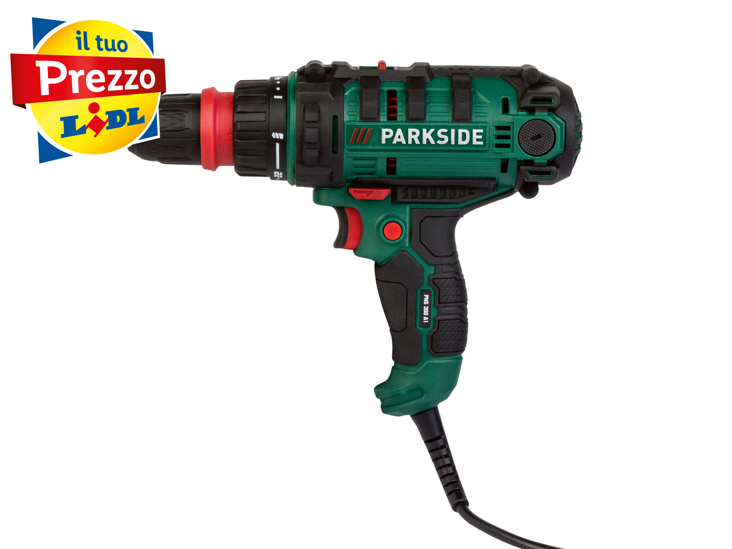 Trapano avvitatore Parkside, prezzo 24.99 €
Con Spindle Lock
- Trasmissione ...