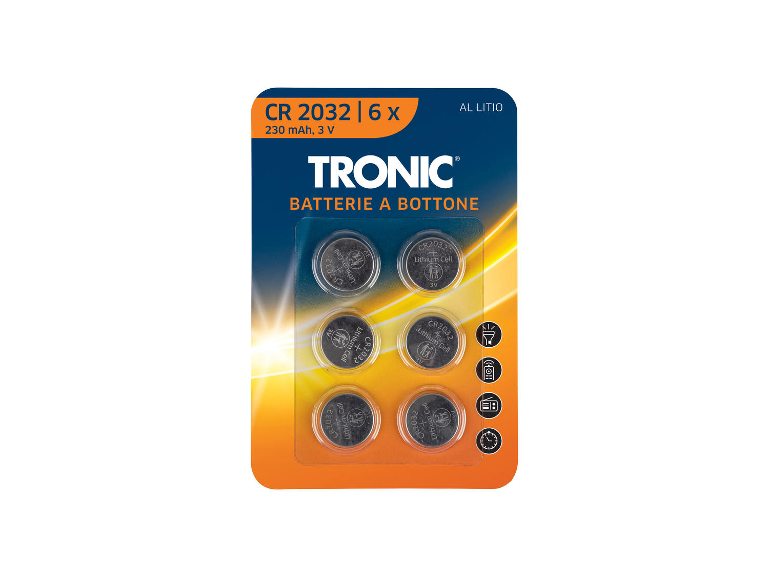 Batterie a bottone Tronic, prezzo 0.99 €
6 pezzi
Caratteristiche