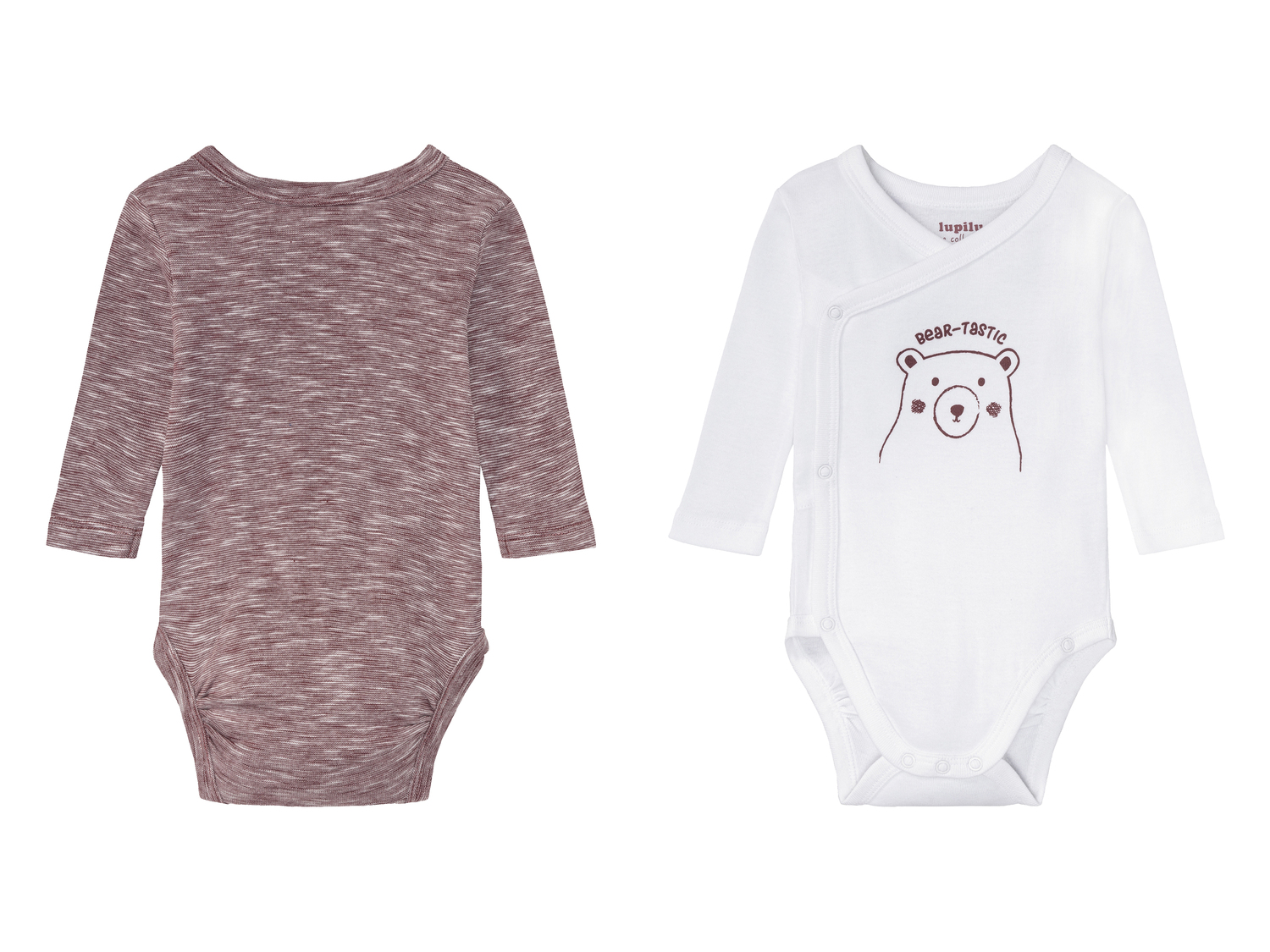 Body a manica lunga per neonati Lupilu, prezzo 5.99 €
2 pezzi - Misure: ...