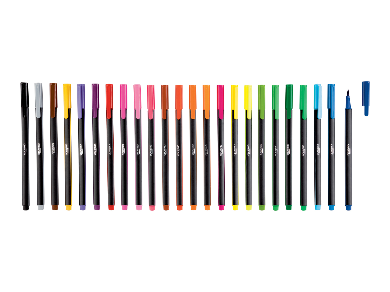 Pennarelli con punta fine o a pennello Crelando, prezzo 4.99 €
24 pezzi
Caratteristiche ...