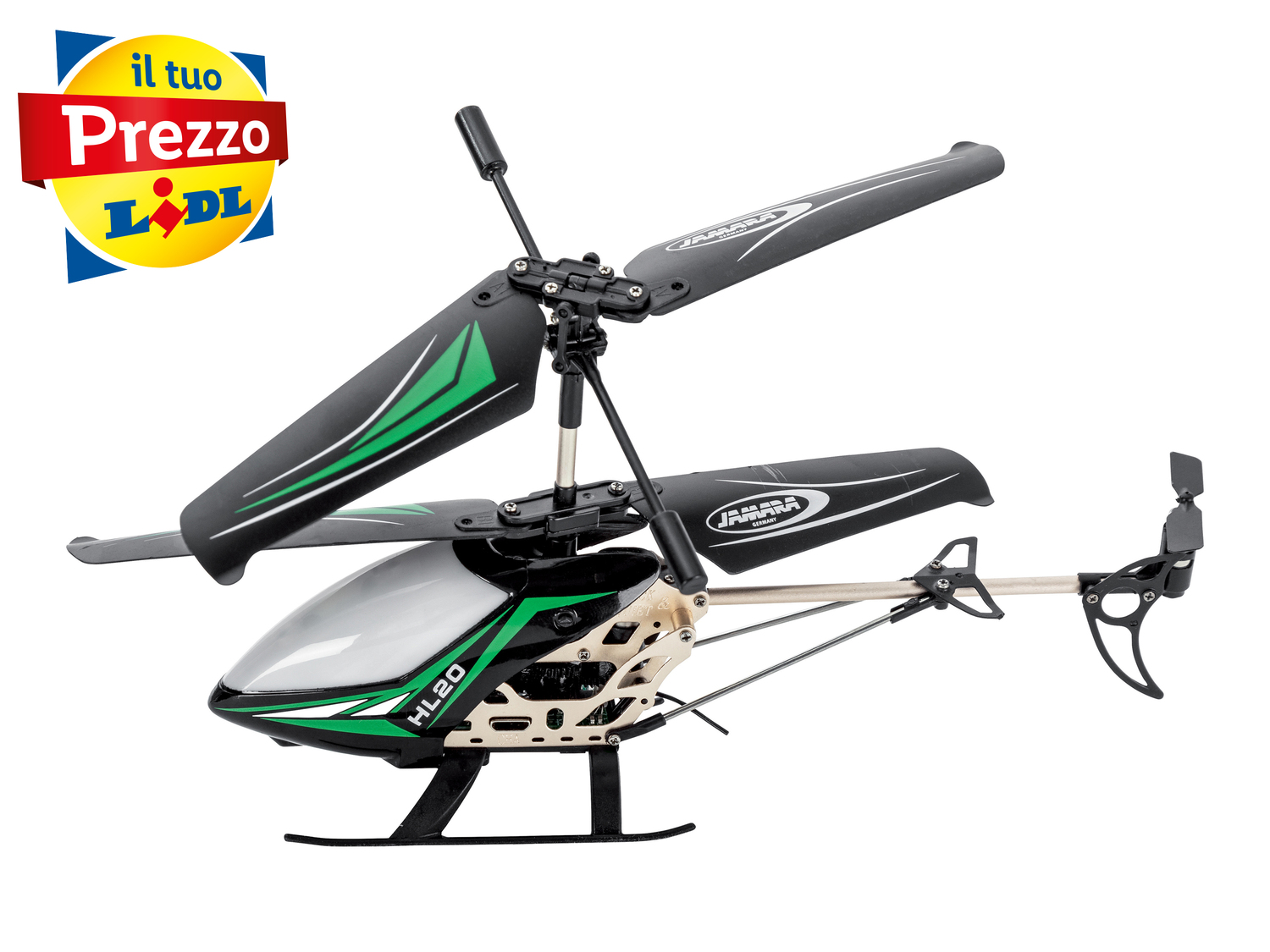Elicottero o drone radiocomandato Jamara, prezzo 19.99 € 
- Batterie e cavo di ...