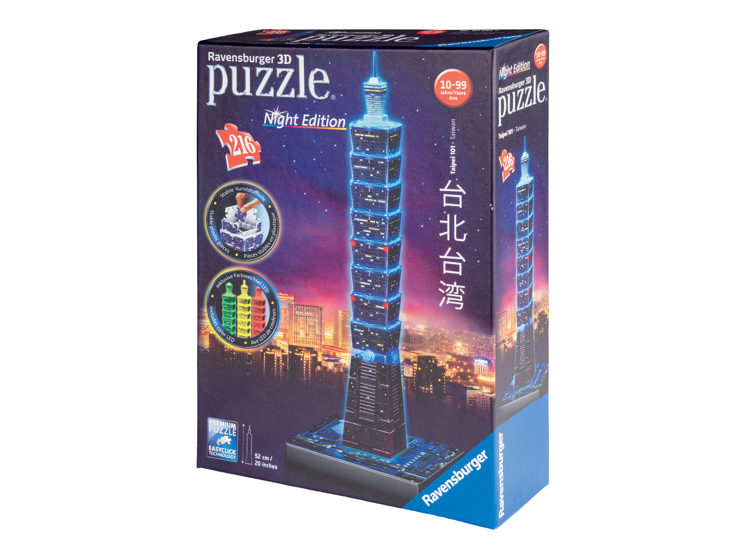 Puzzle 3D con LED Ravensburger, prezzo 19.99 €
Caratteristiche