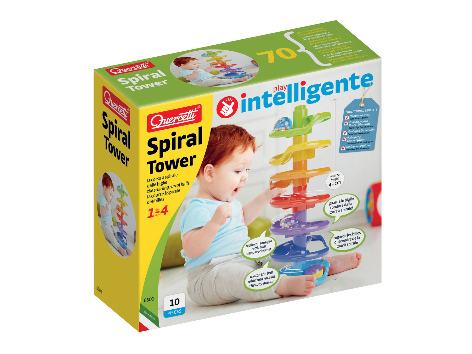 Torre a Spirale Quercetti, prezzo 12.99 €
10 pezzi
- Età: 1-4
Caratteristiche ...